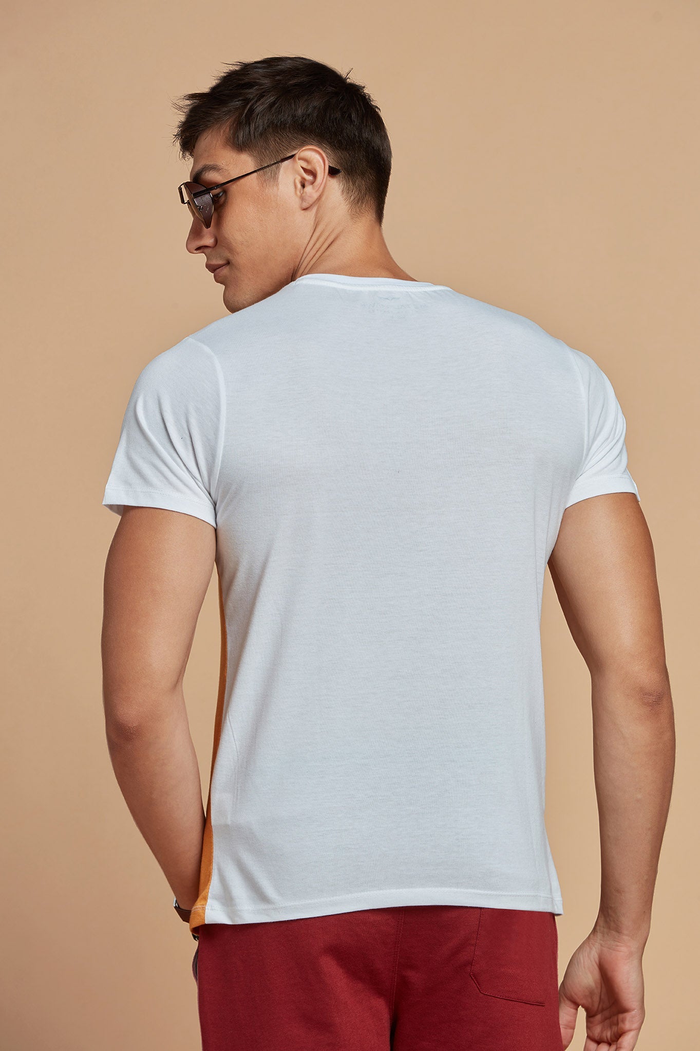 Men T-Shirt White