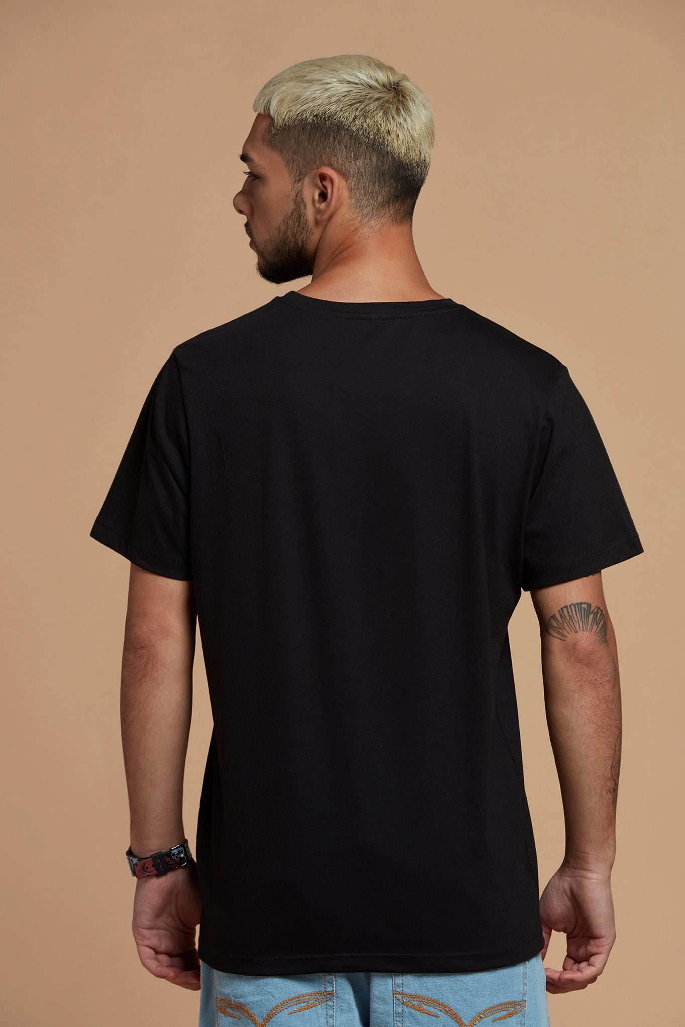 Men T-Shirts Blod Black