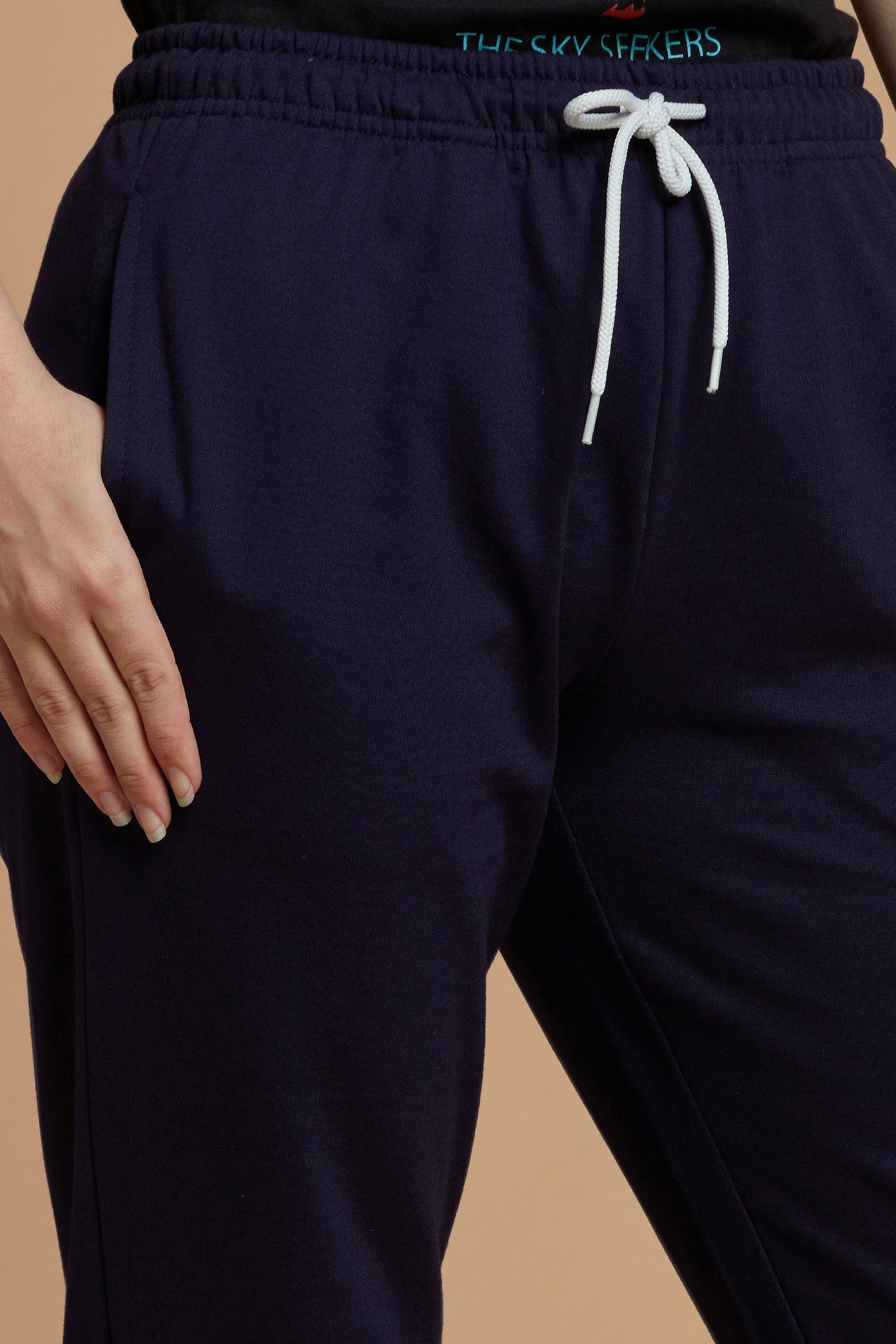 Blue Easy Track Pants