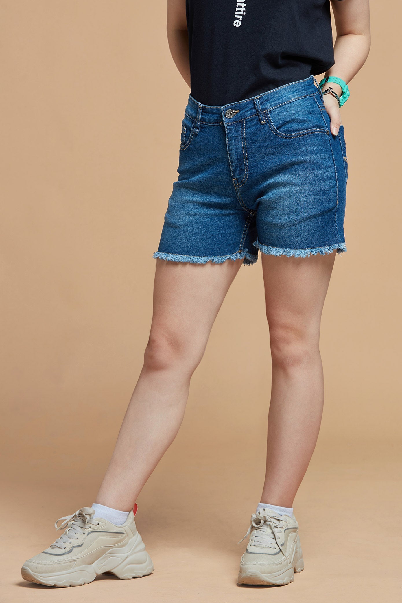 Denim Short Blue Pants