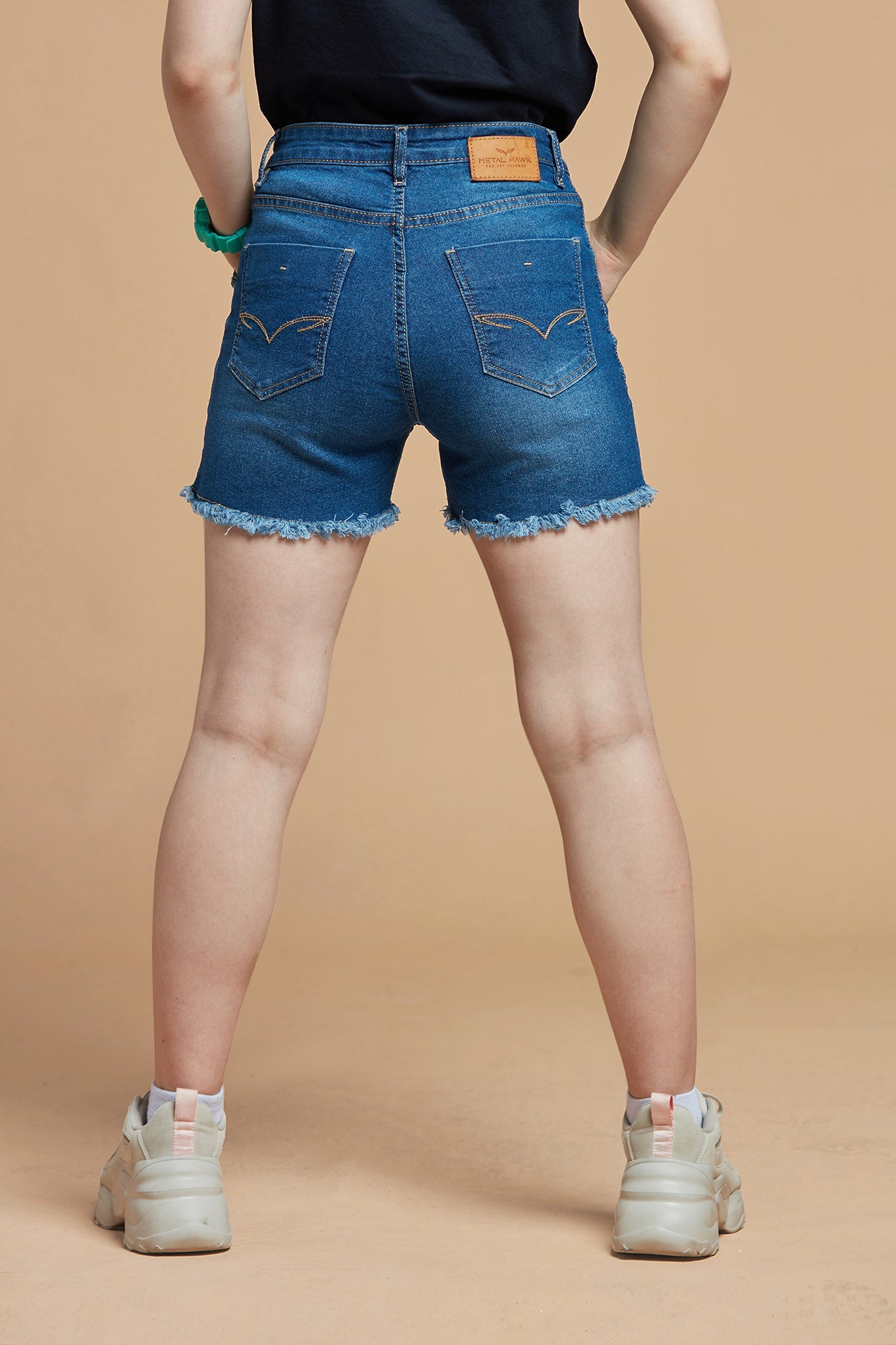 Blue Denim Shorts for Women