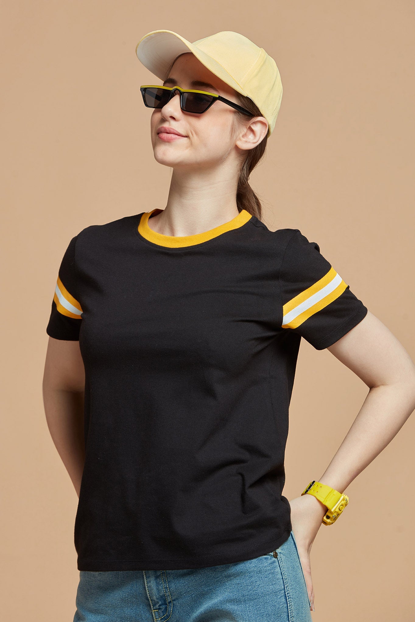 Women T-Shirt Black 