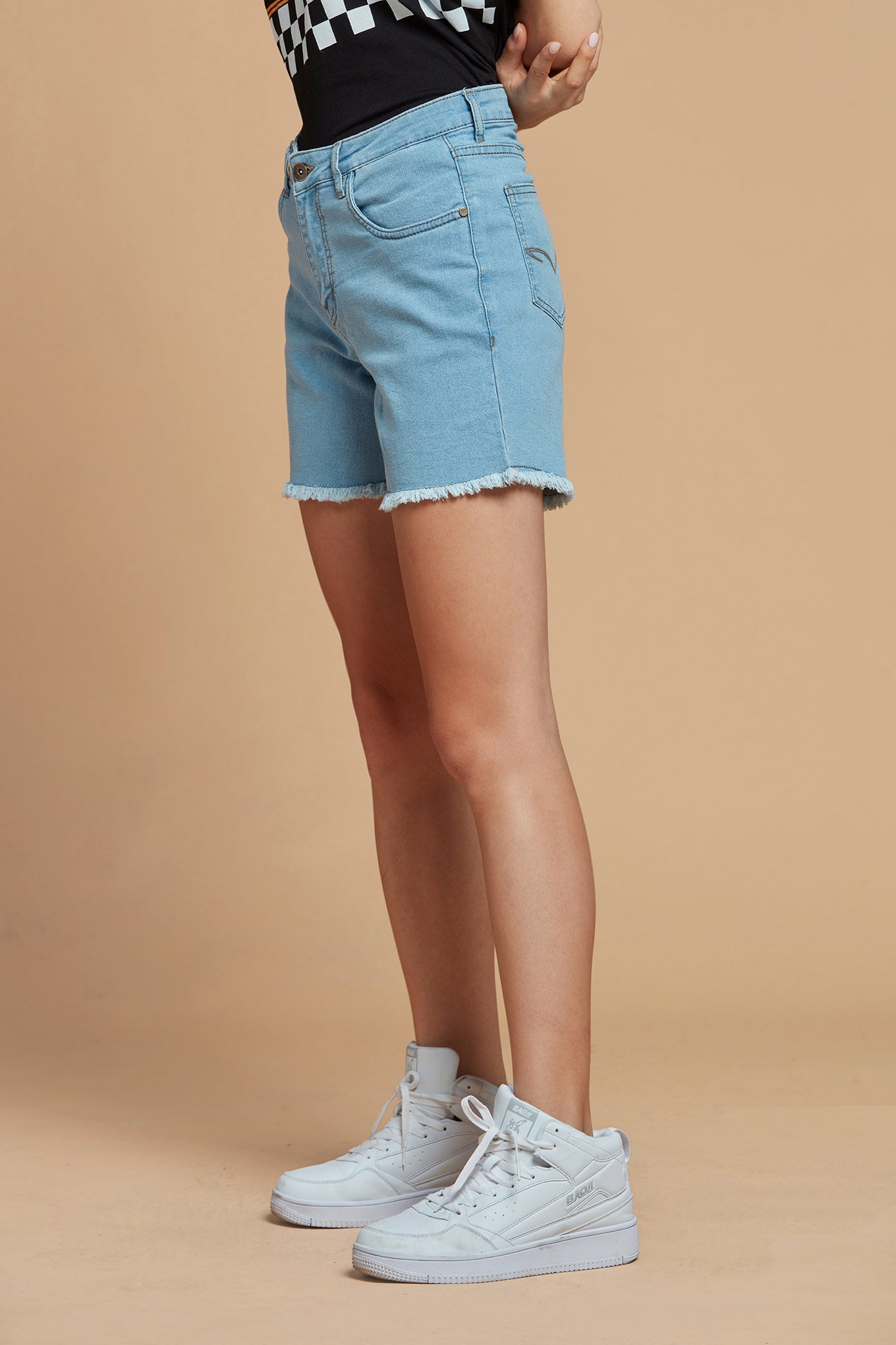 Shorts Denim Blue Pants for Women