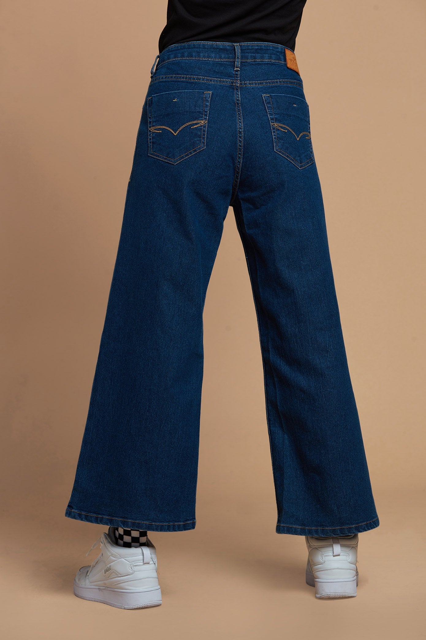 Flair Blue Dark Jeans for Women