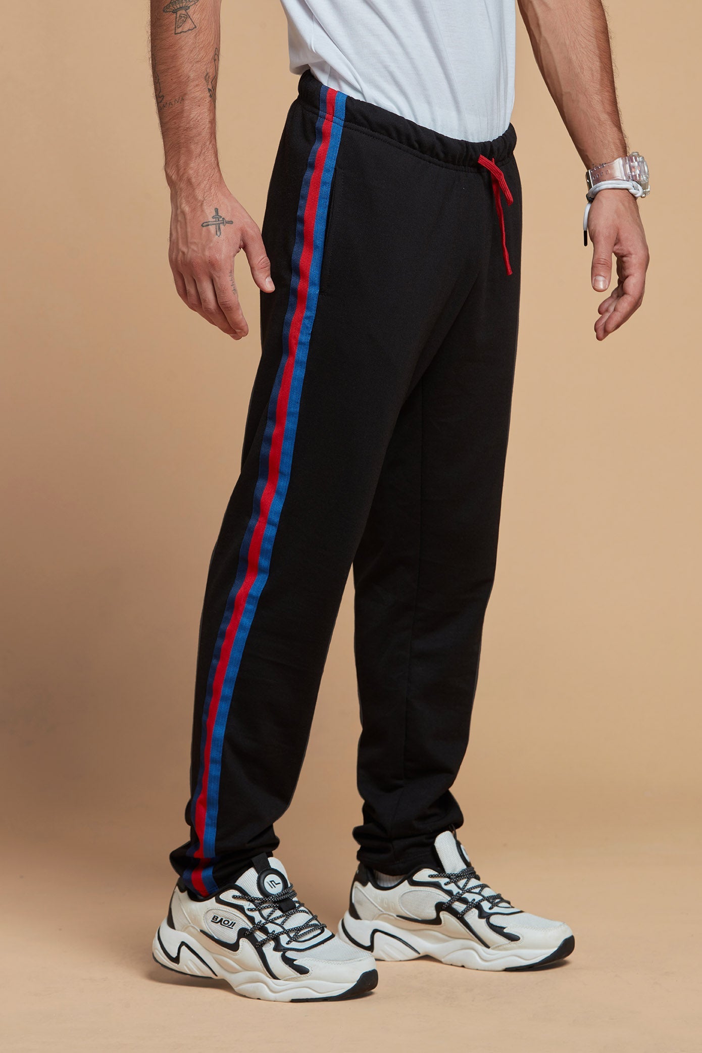 Solid Black for Men Joggers