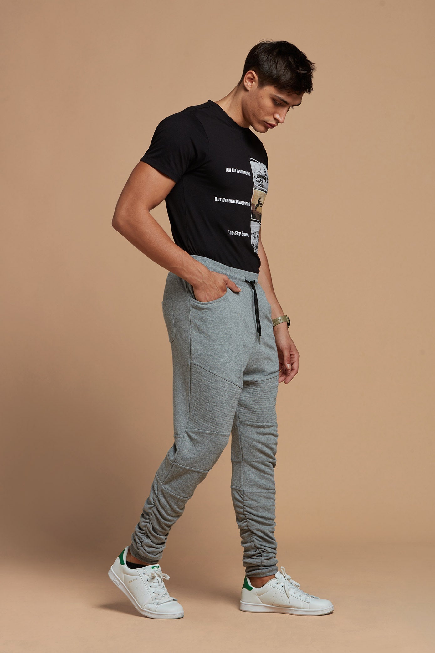 Grey Uber Cool Track Pants for Men