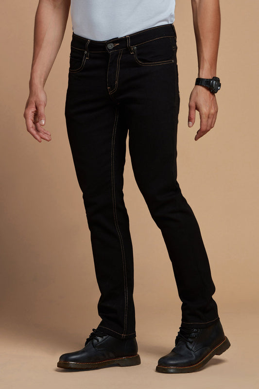 Men's Denim Jeans - Ultra Chic Deep Black