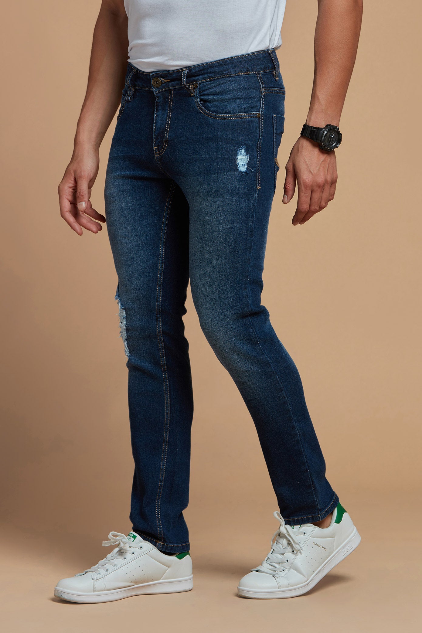 Deep Blue Men Denim Jeans  