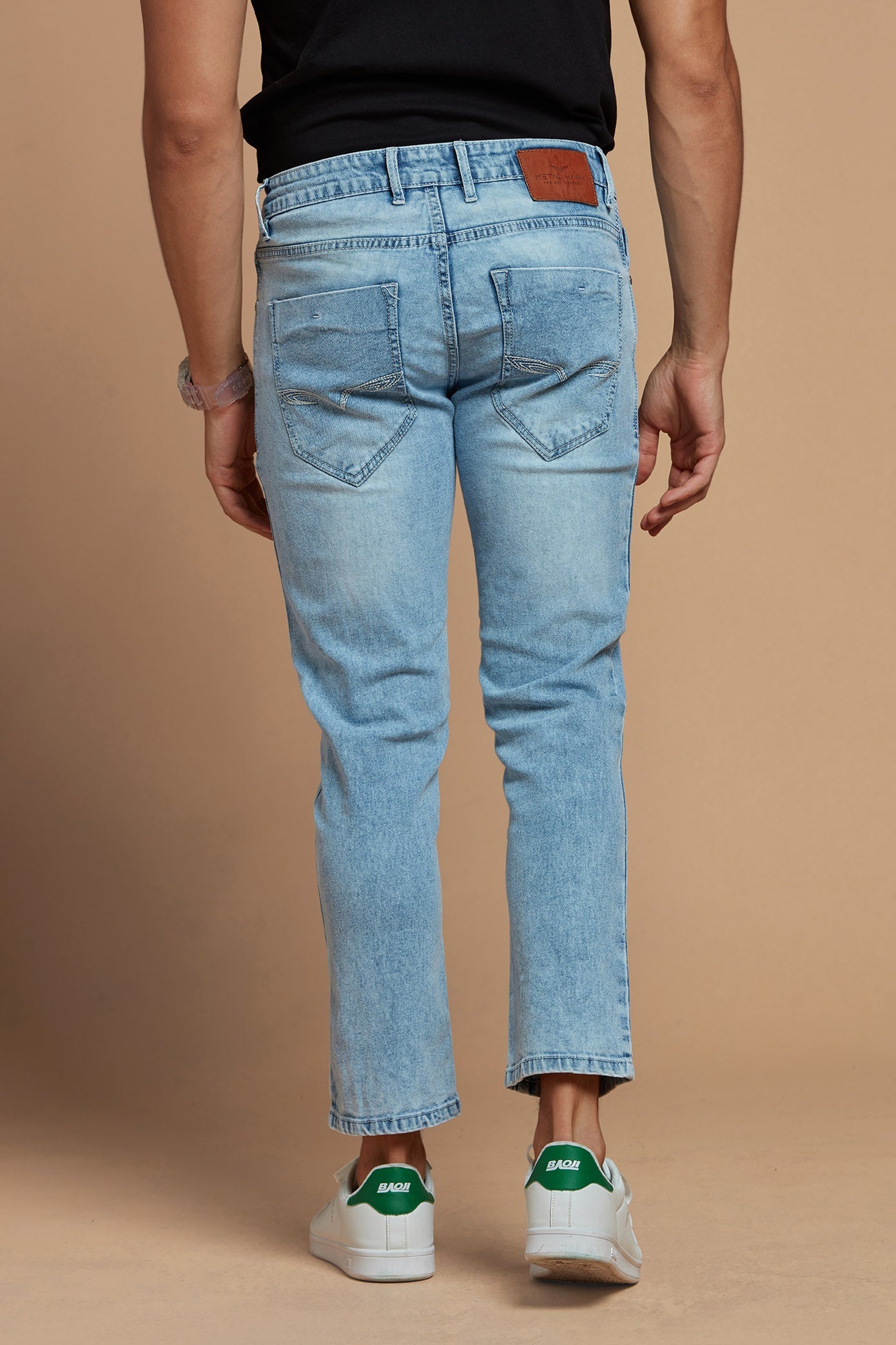 Men Denim Jeans Light Blue