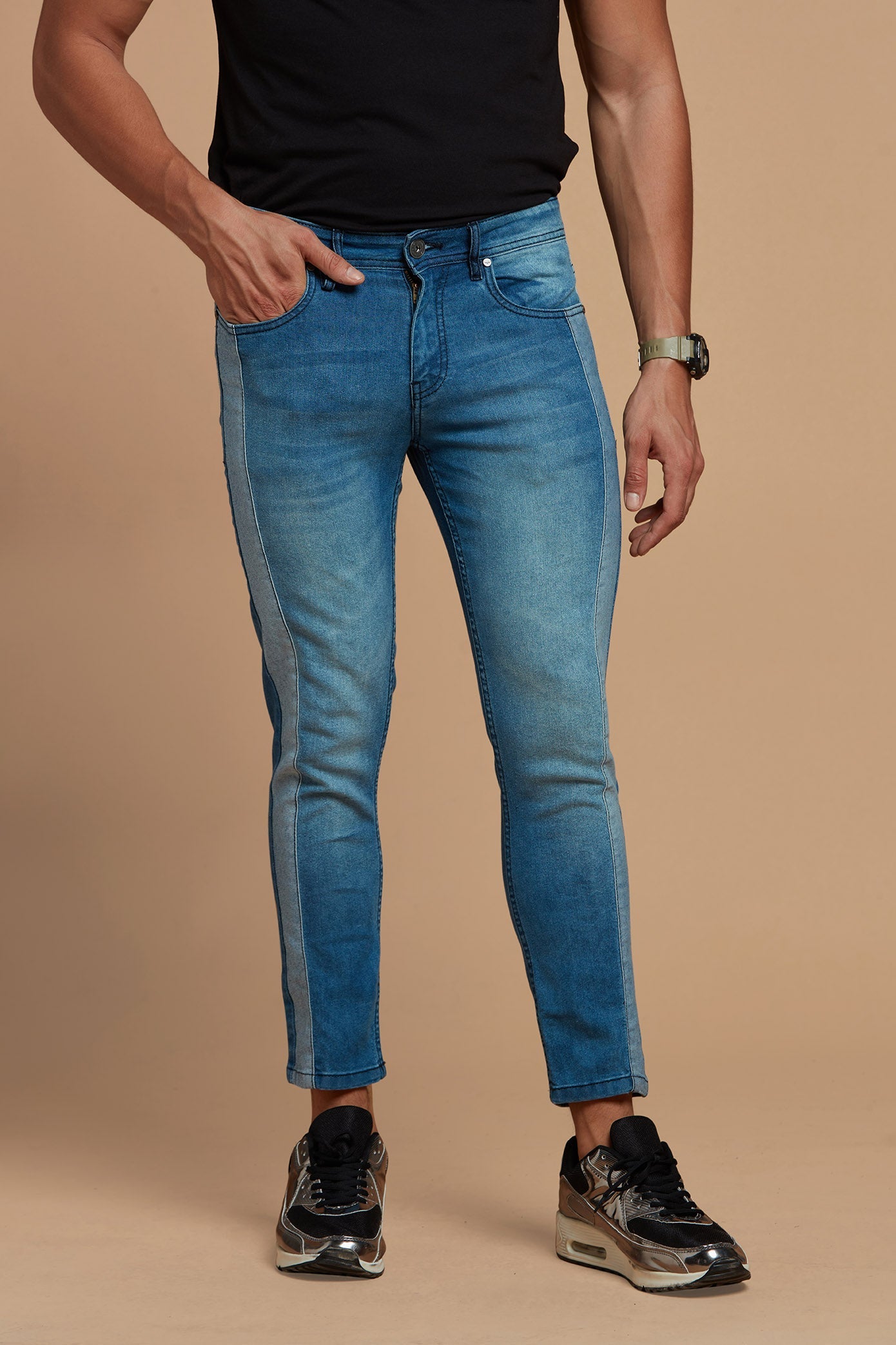 Men Denims Jeans Relaxed Blue