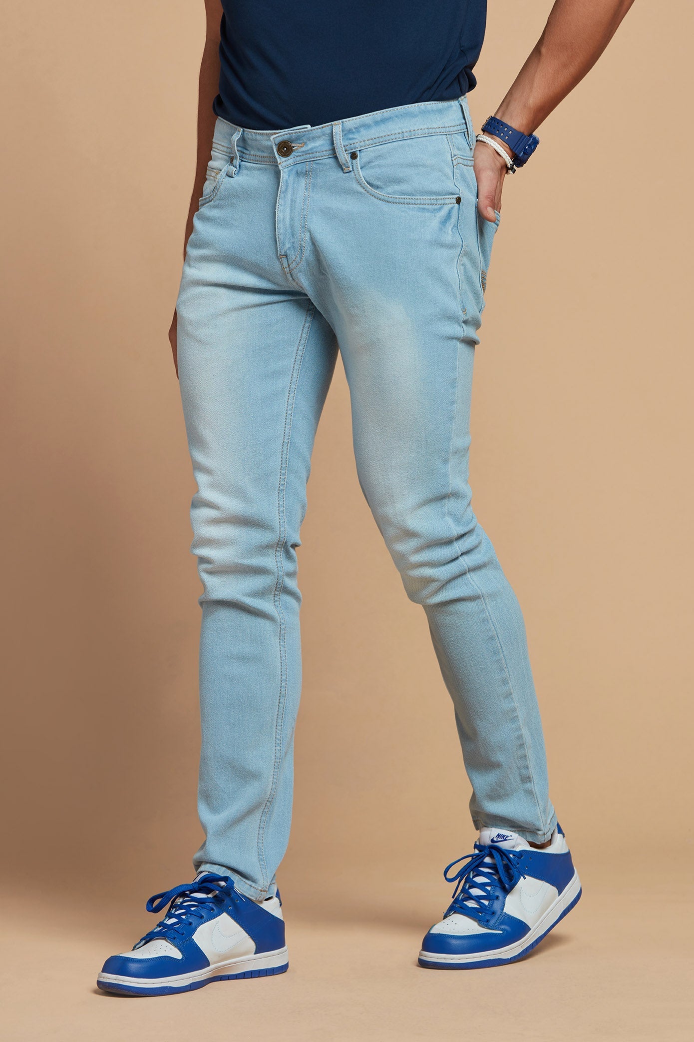 Ultra Blue Light Denim Jeans 