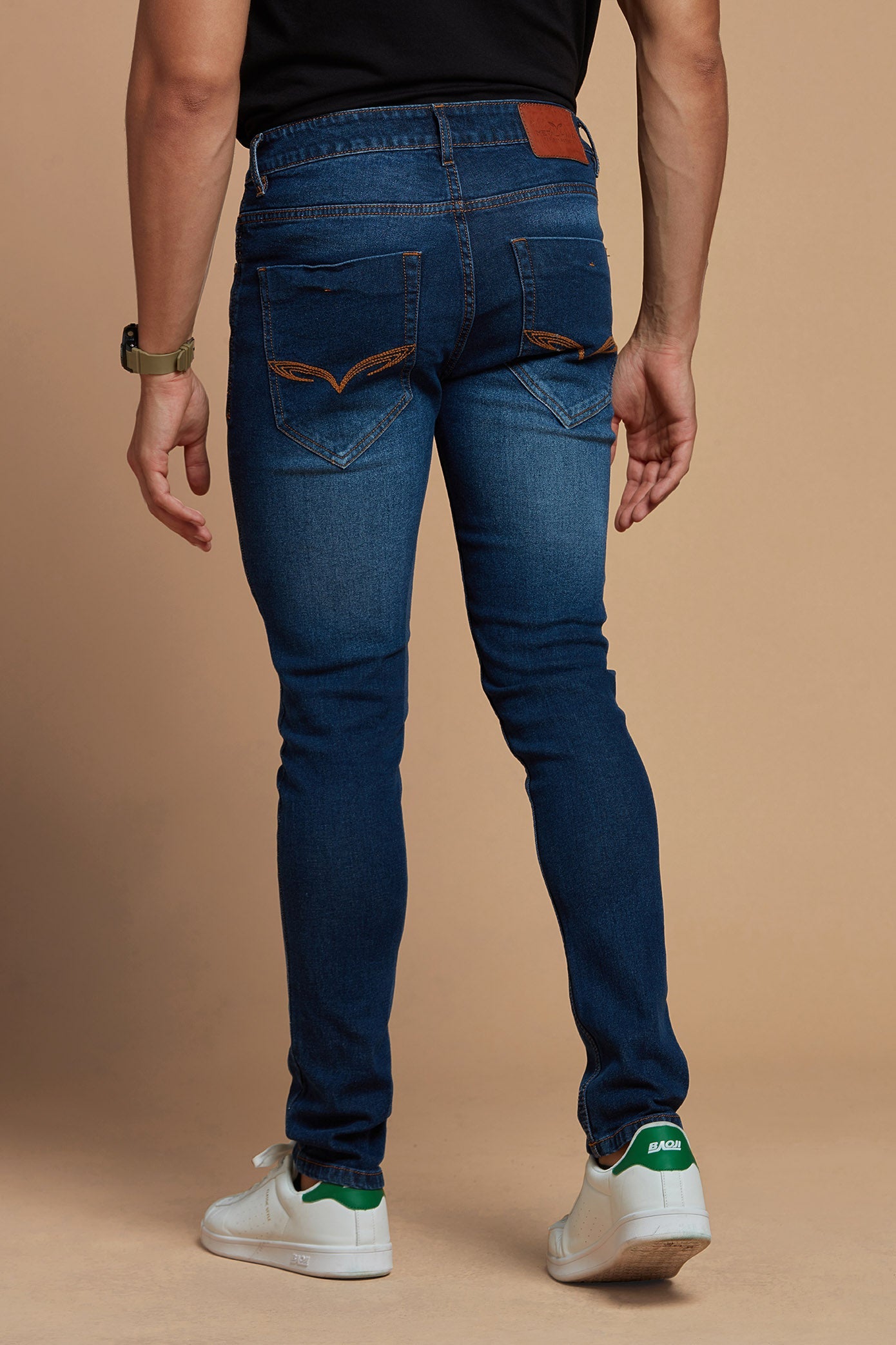 Denims Jeans with Skinny Fit Dark Blue