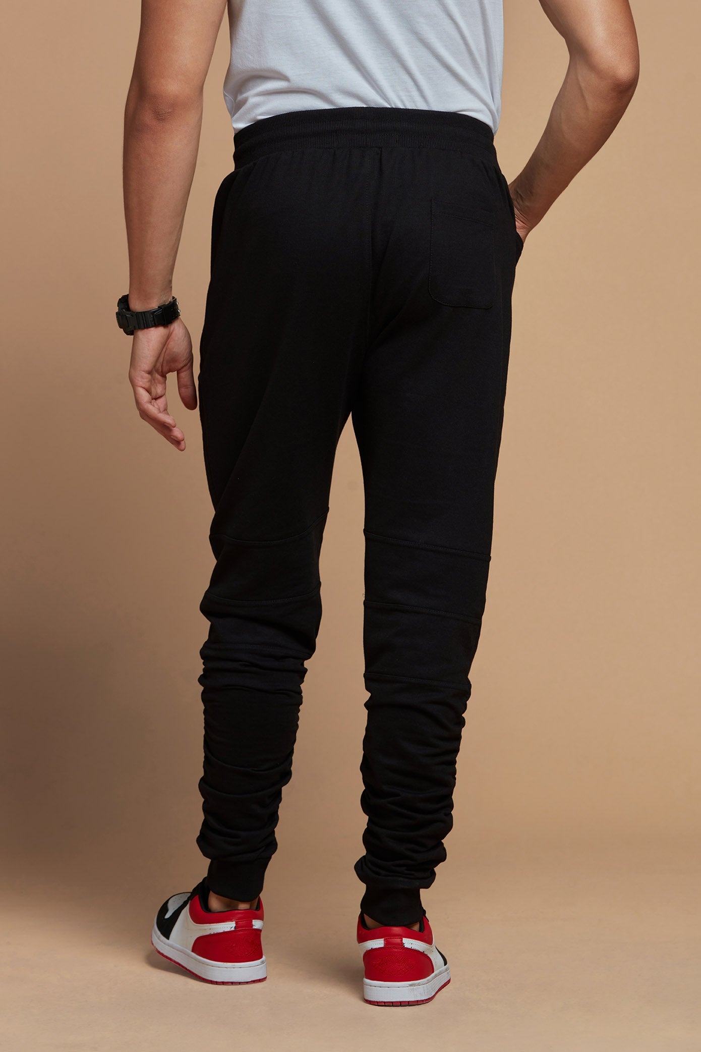 Classic Black Mid Rise Joggers 