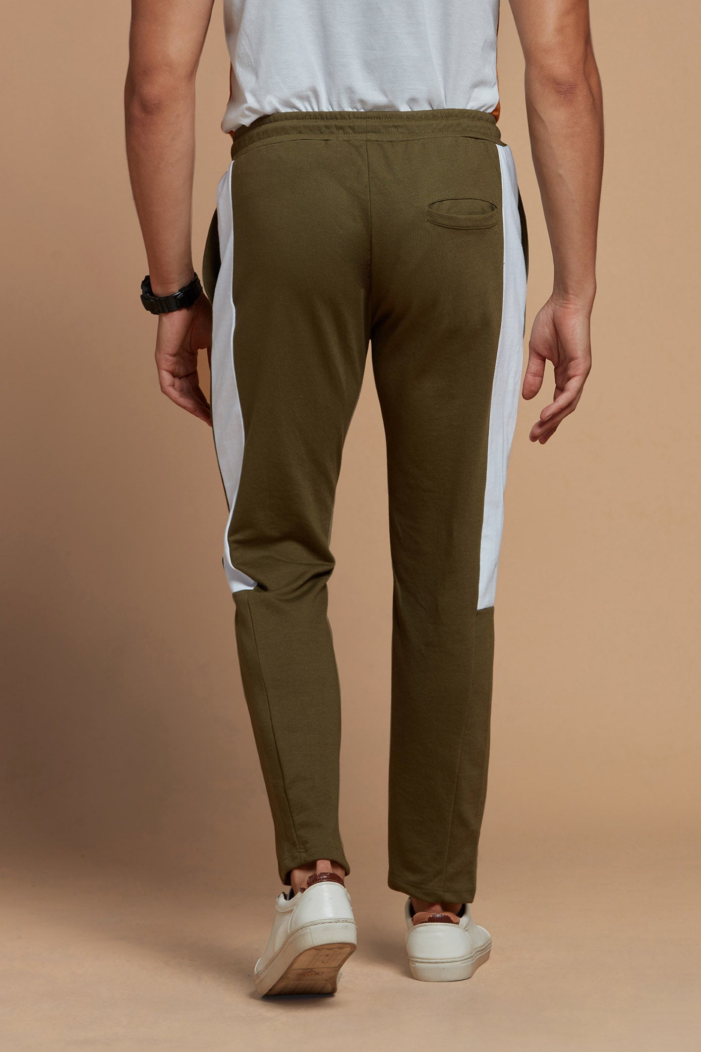 Huble Olive Green Joggers for Men