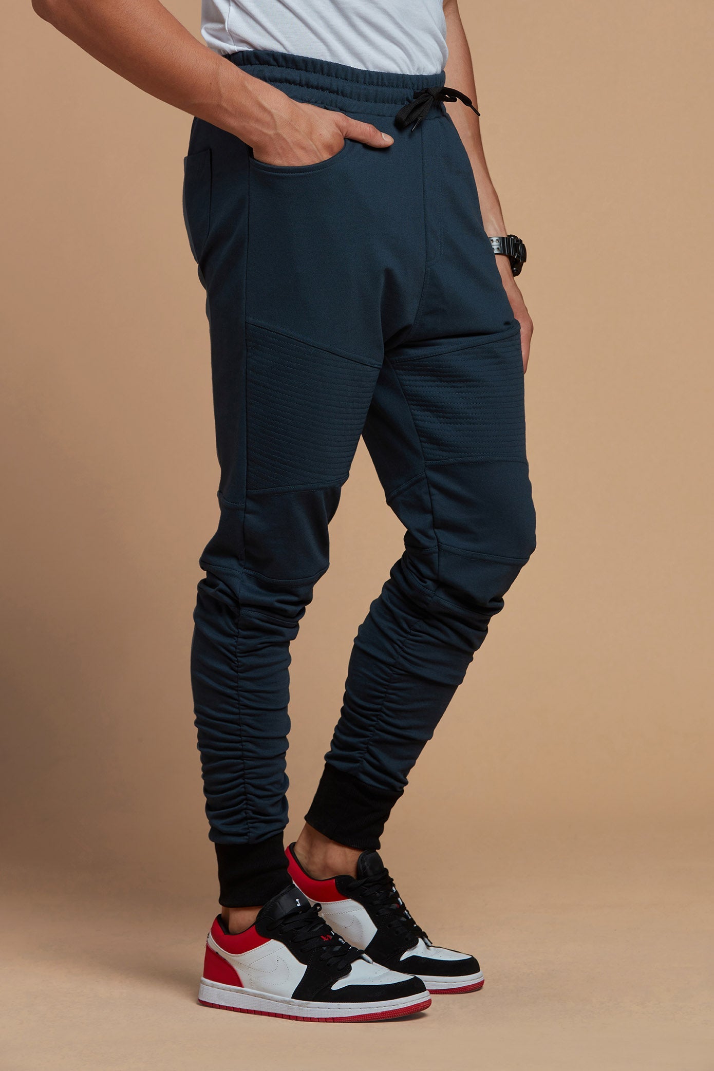 Joggers Bluish Mid Rise