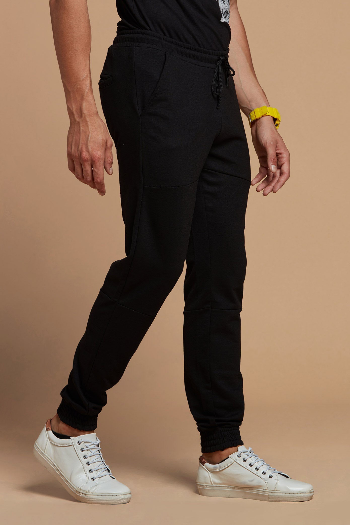 Men Joggers  Bold Black