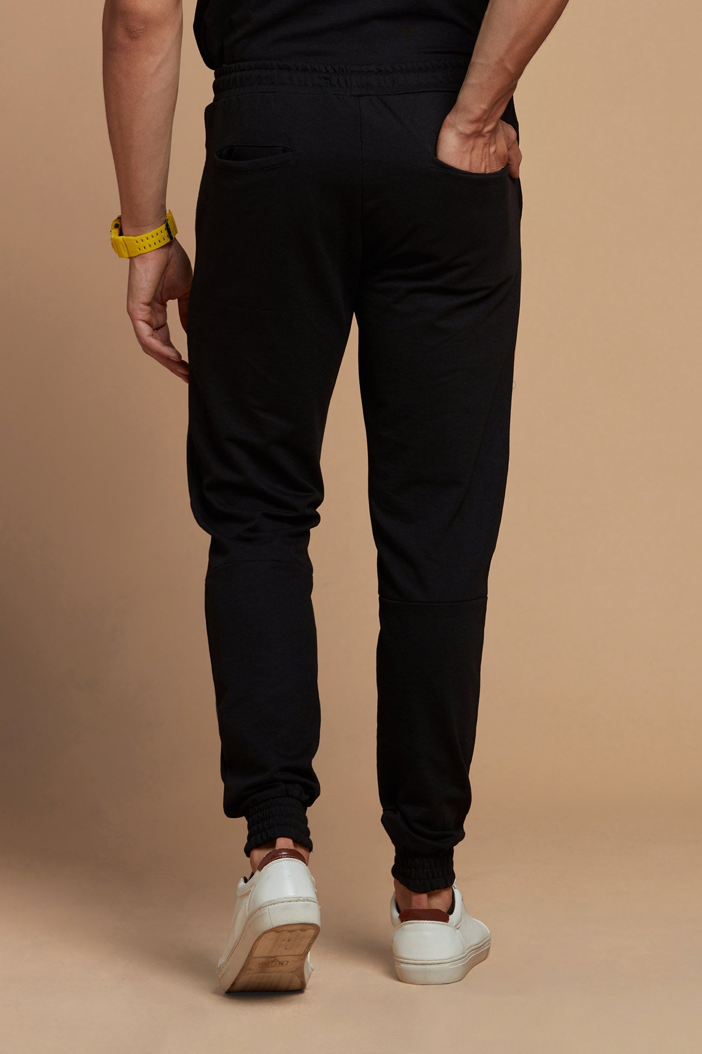 Clean Bold Black Joggers 