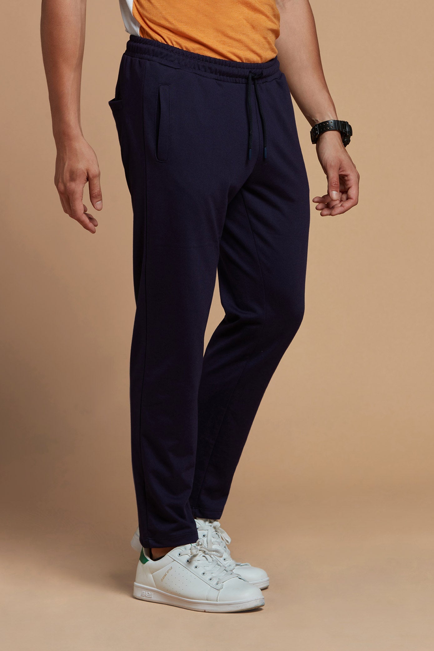 Men Joggers Navy Color