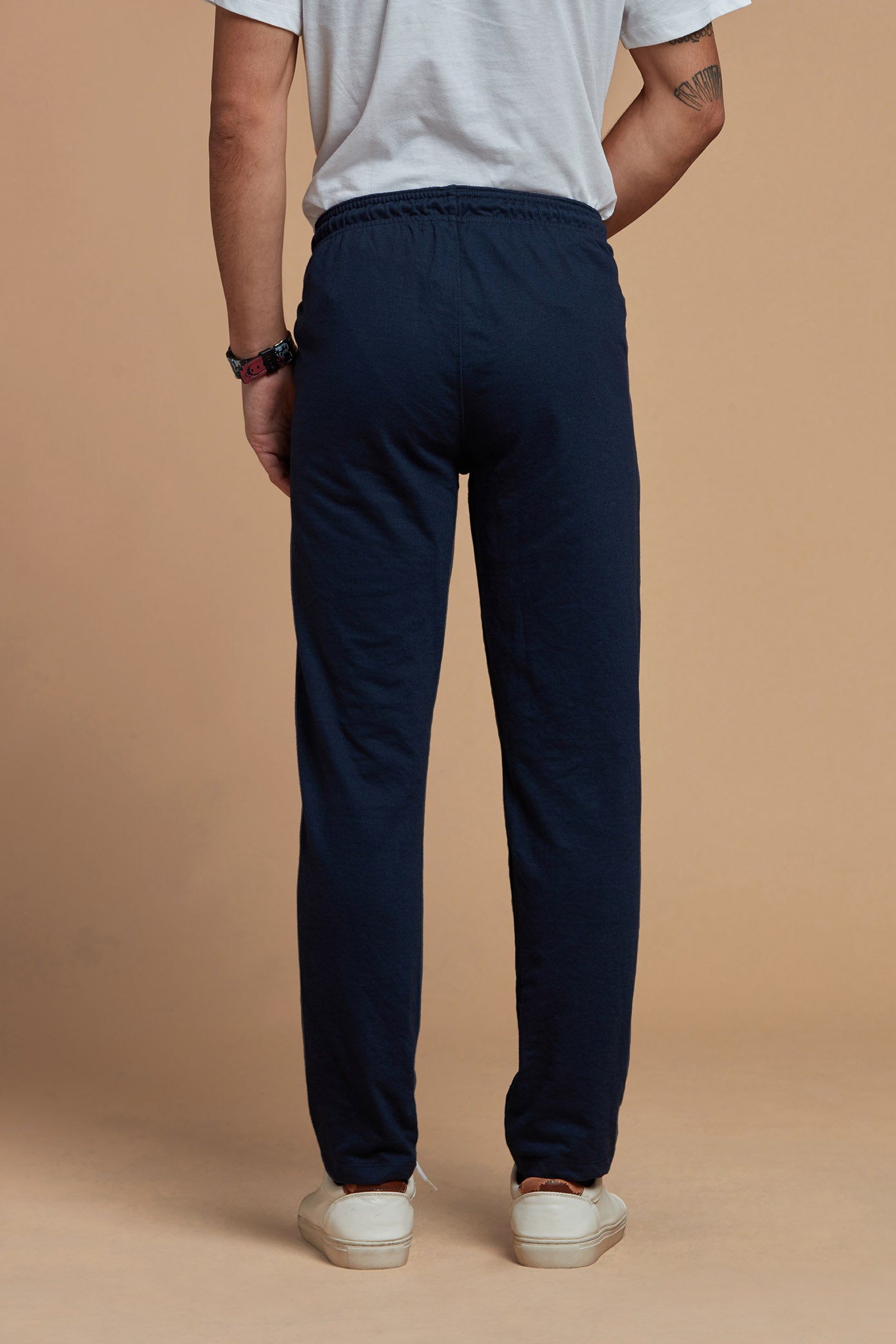 Navy Blue Track Pants Joggers for Men