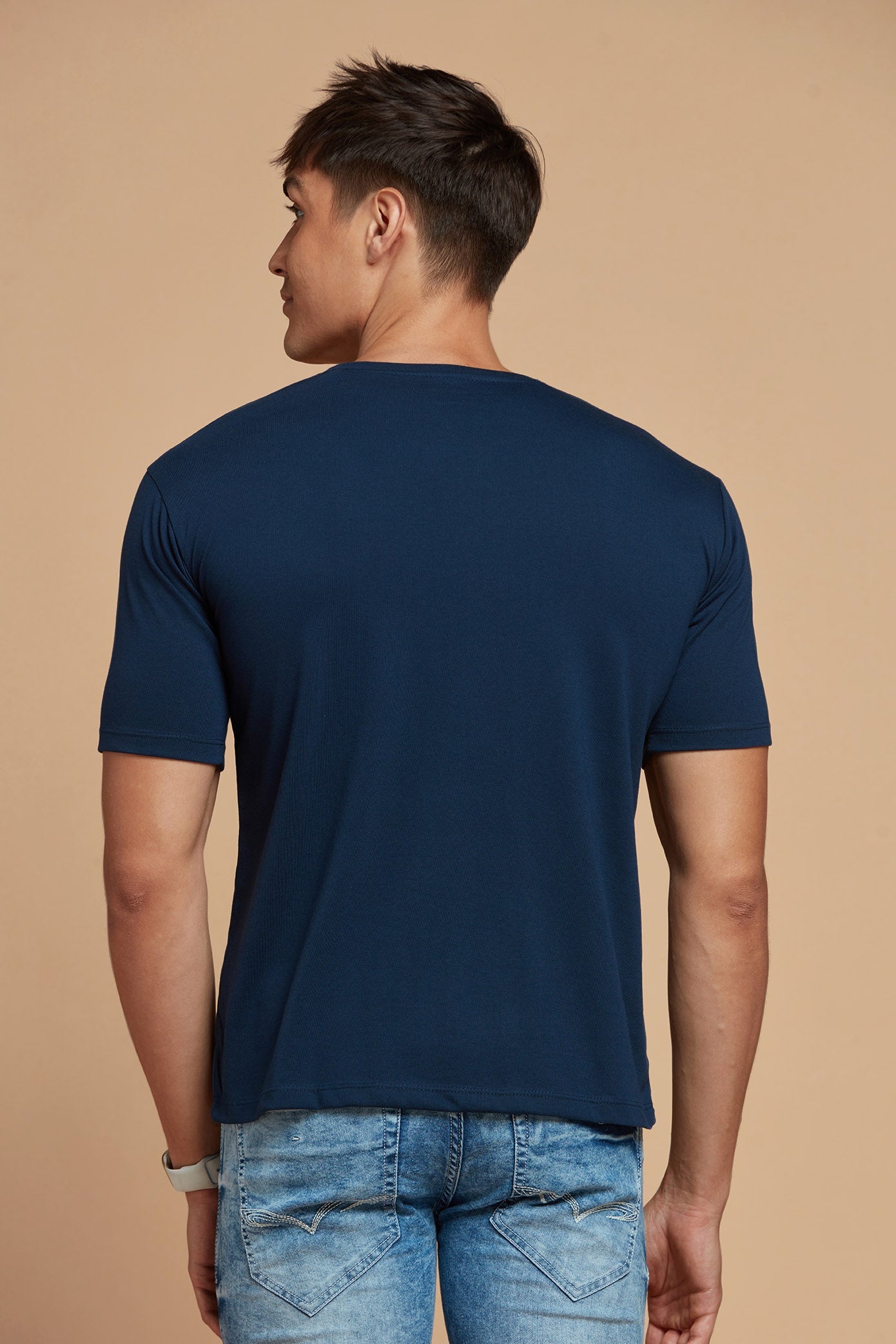 Men T-Shirt Chic Blue Tee