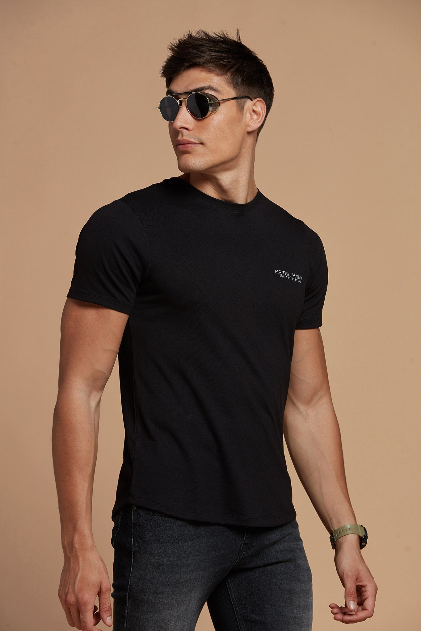 Men T-Shirt Black  