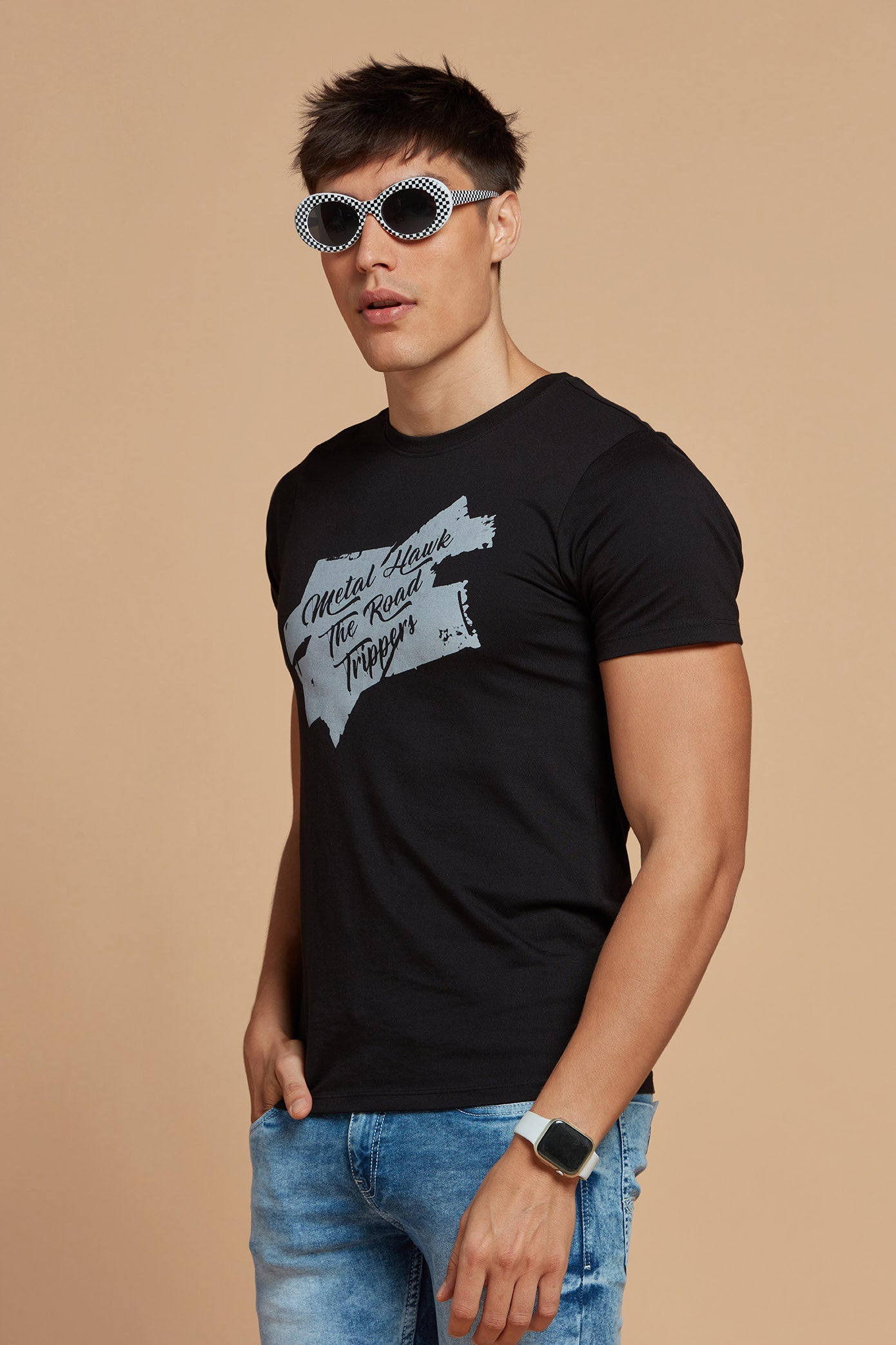 Men T-Shirt Black Cool 