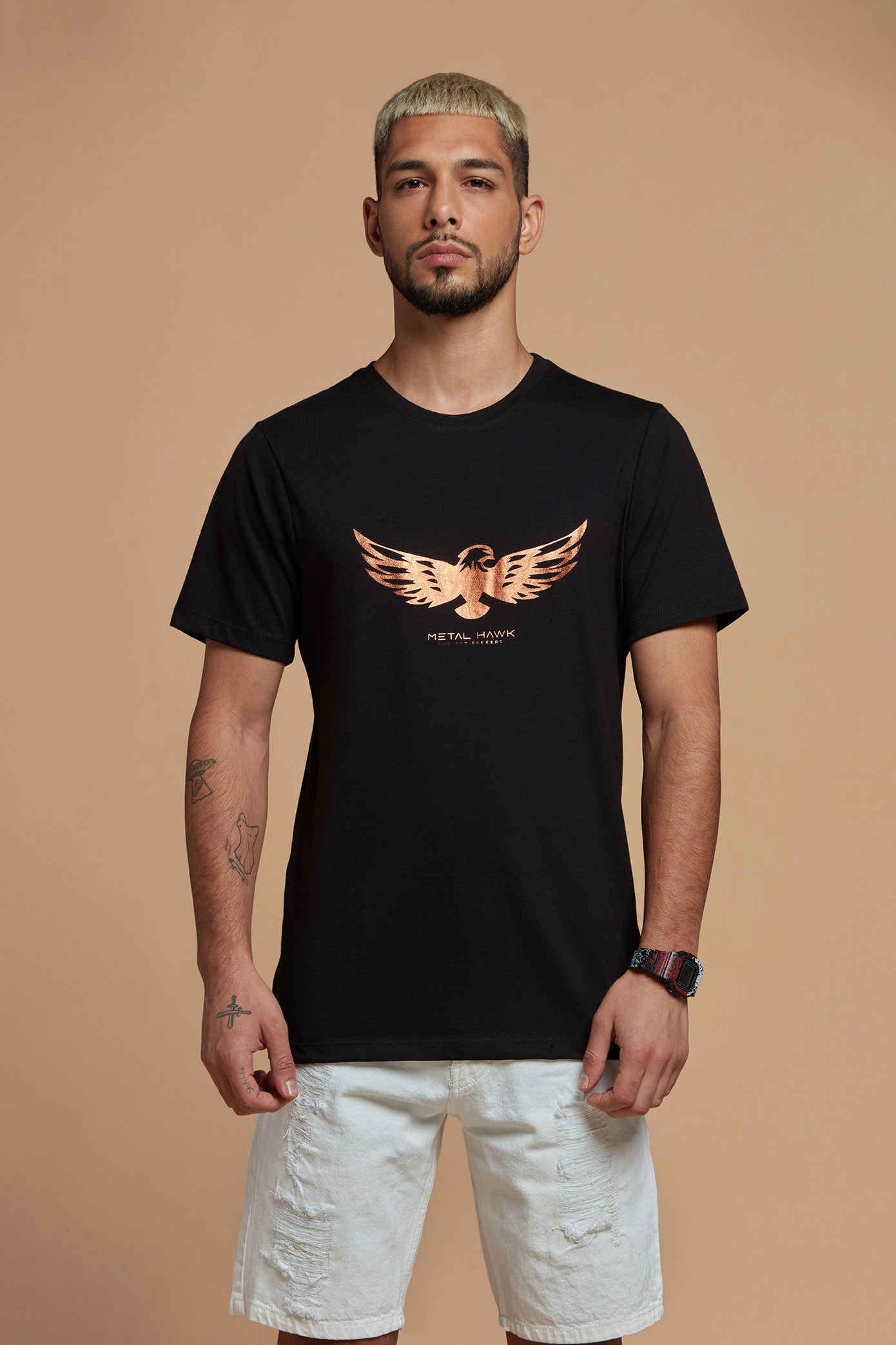 Men T-Shirt Black Stylish Tee