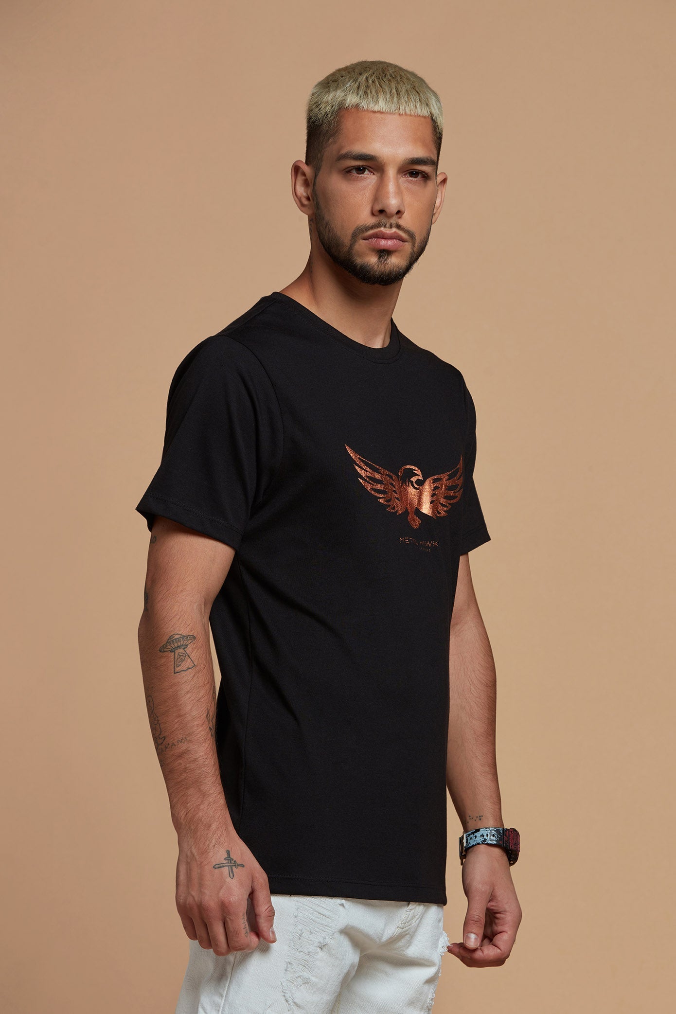 Black Stylish T-shirt for Men