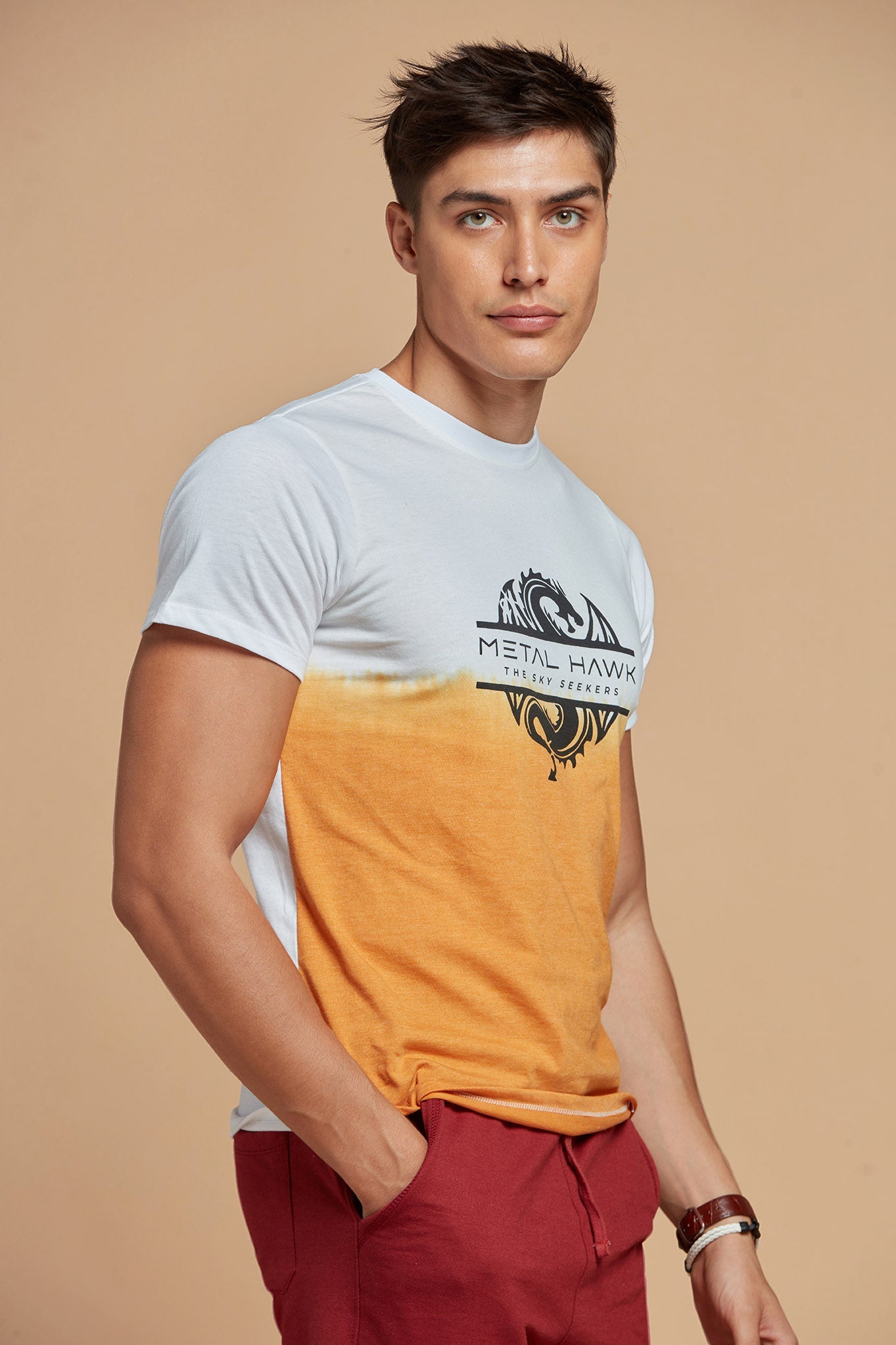 T-Shirt Cool Two Shades Style for Men