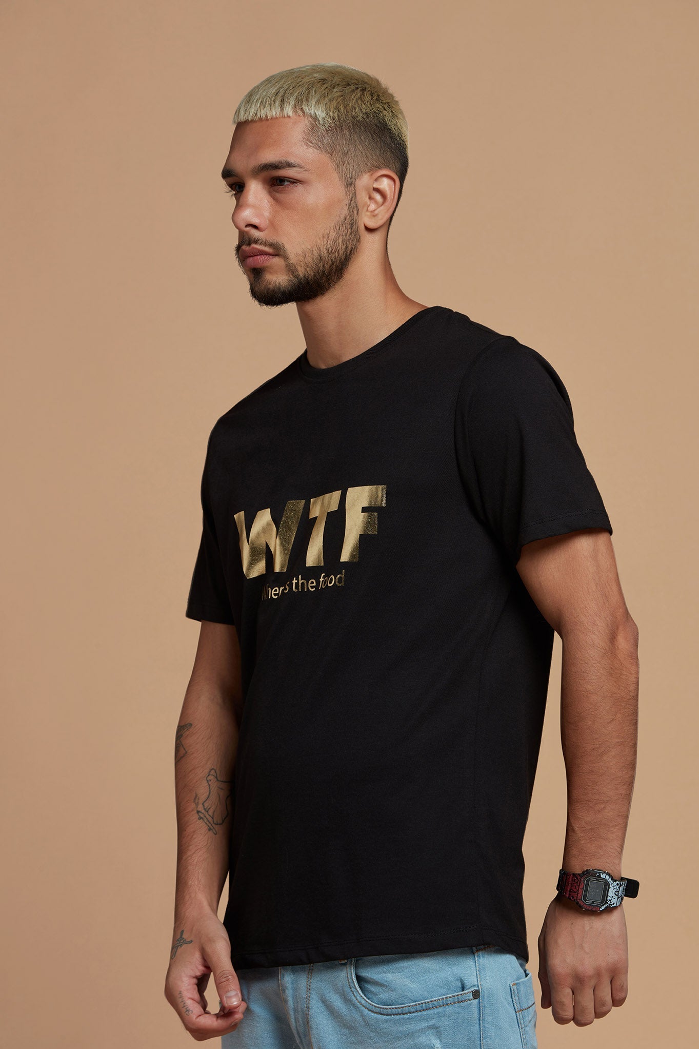 Men T-Shirt Black 