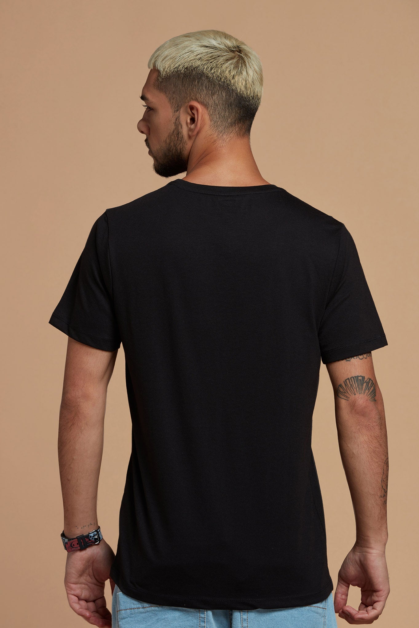 Black Tee for Men