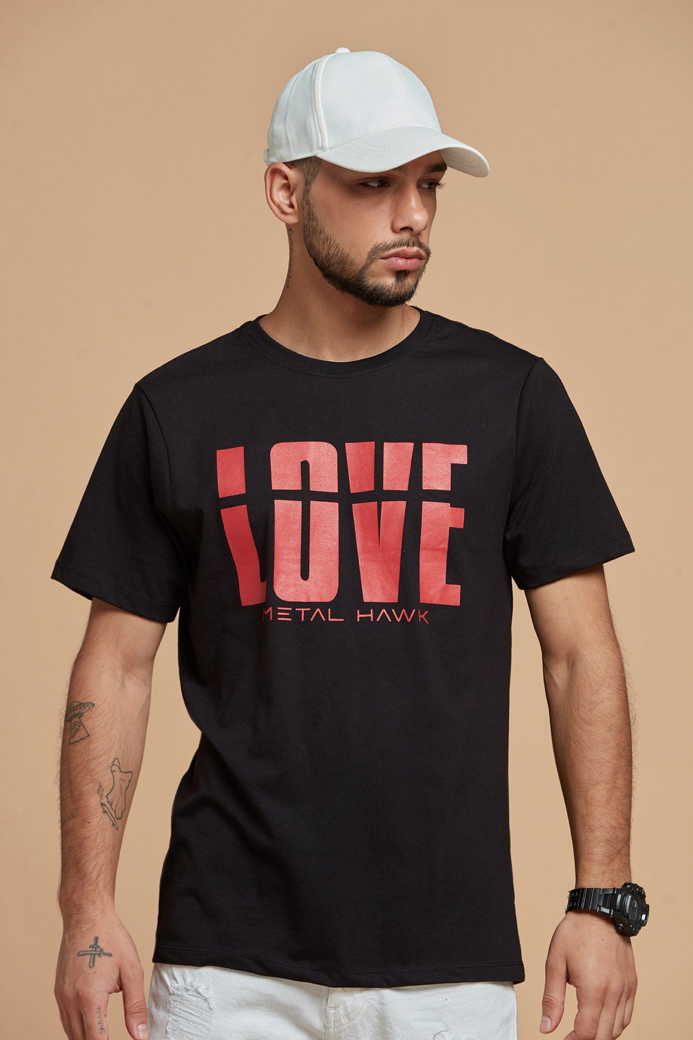 T-Shirts Cool Black Round Neck