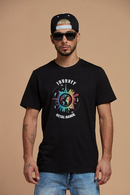 Men T-Shirts Black Tee