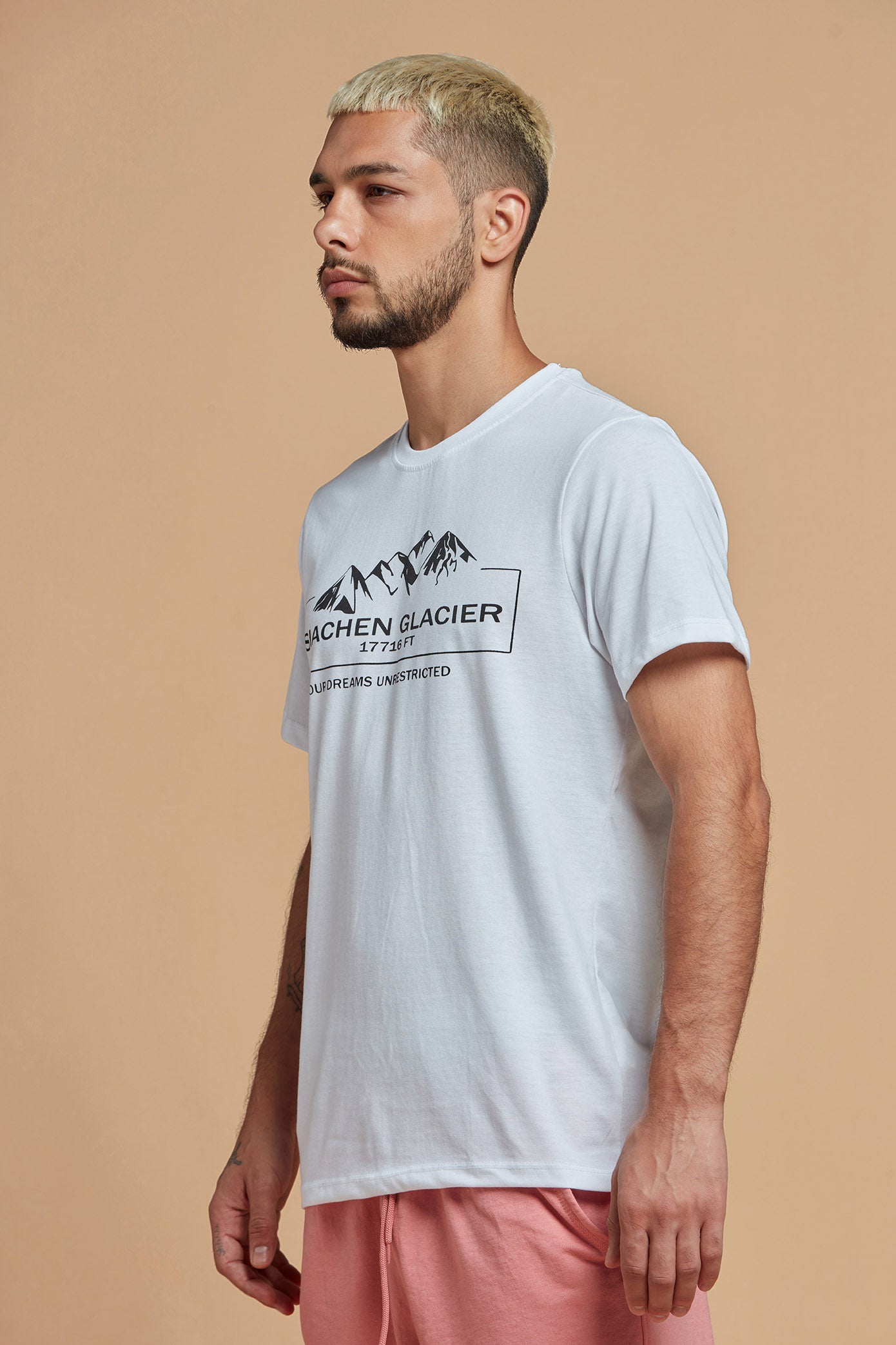 Ultra White Round Neck Tee