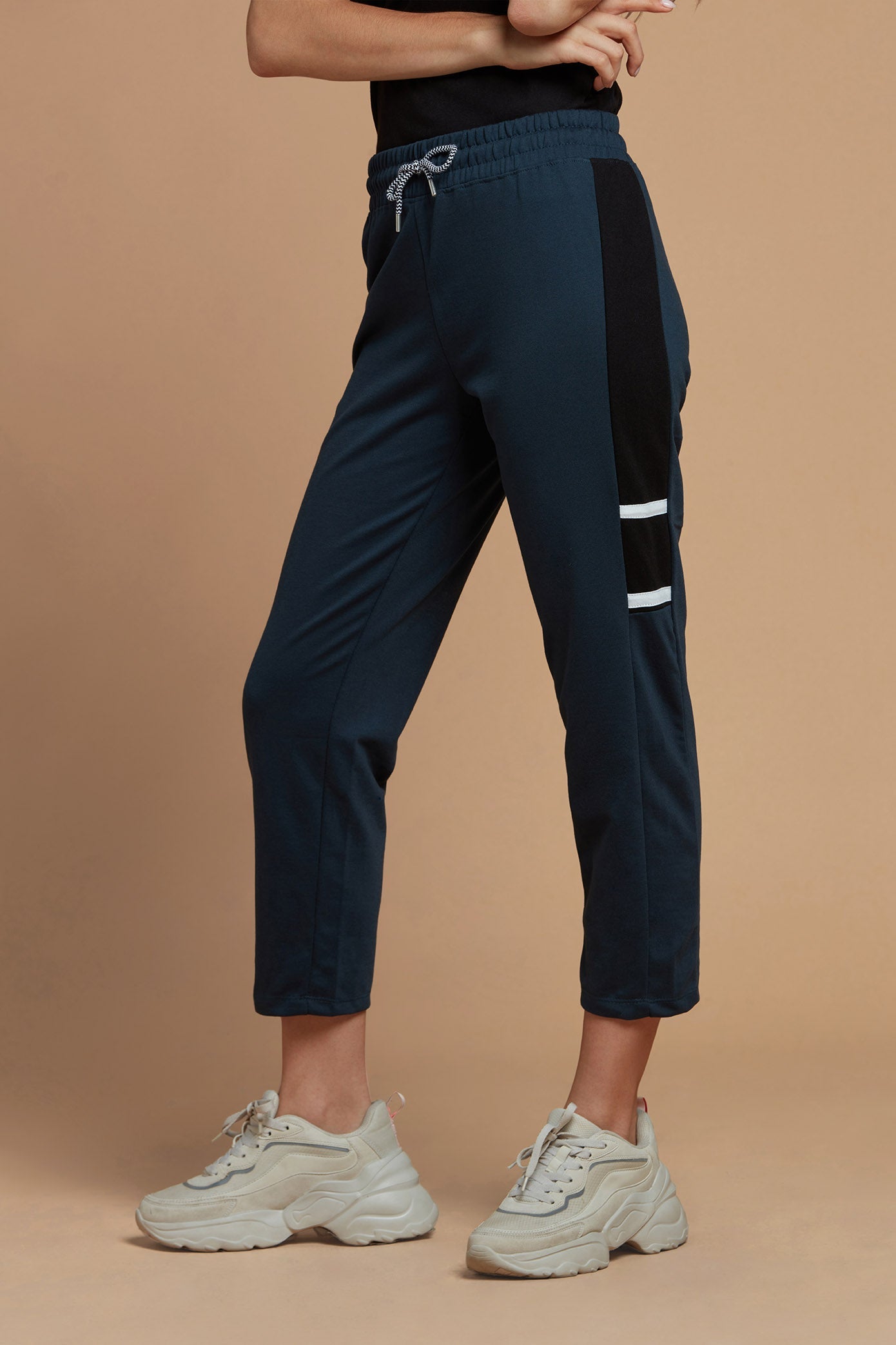 Women Joggers Titan Blue Track Pants