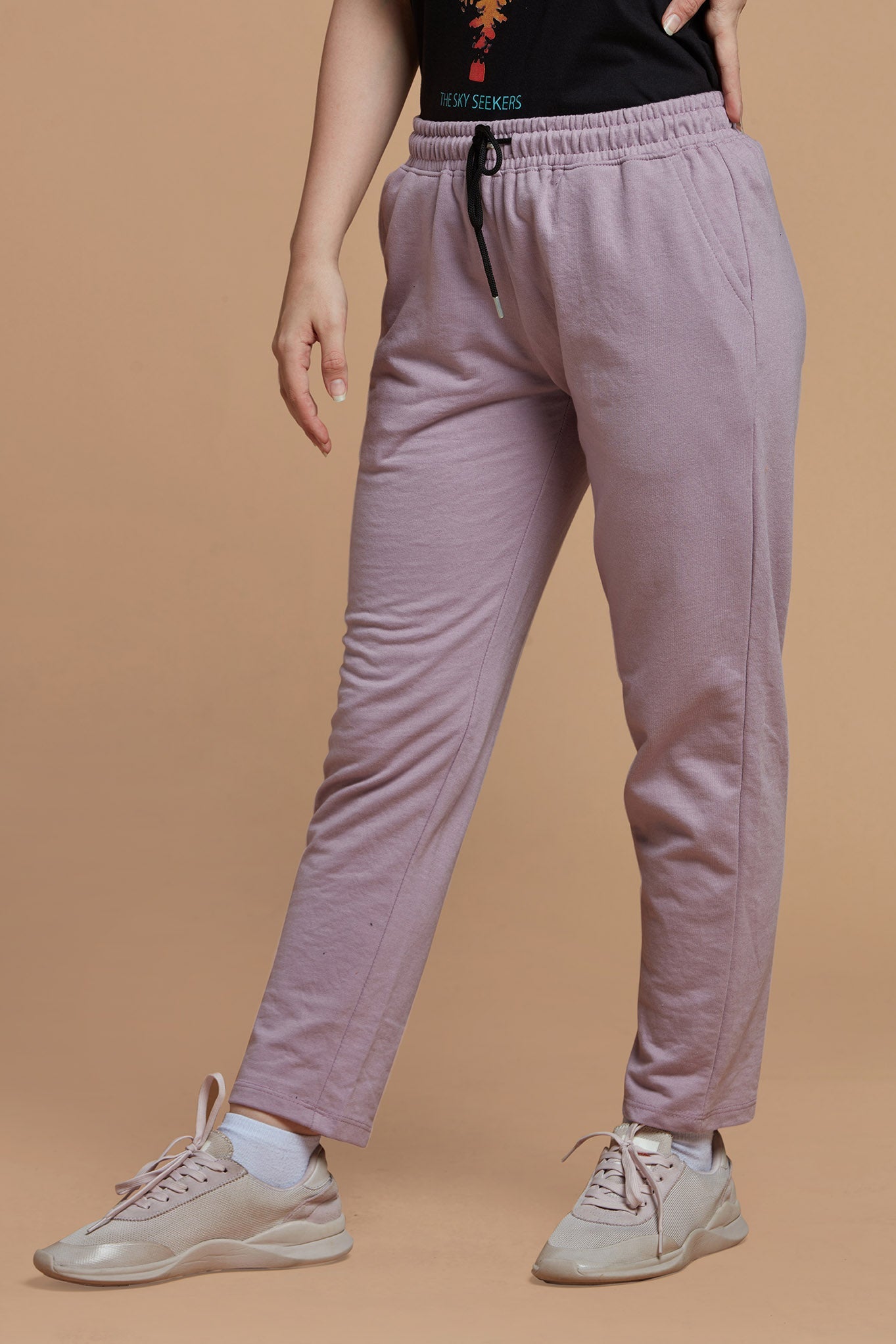 Women Joggers Pink Track Pants