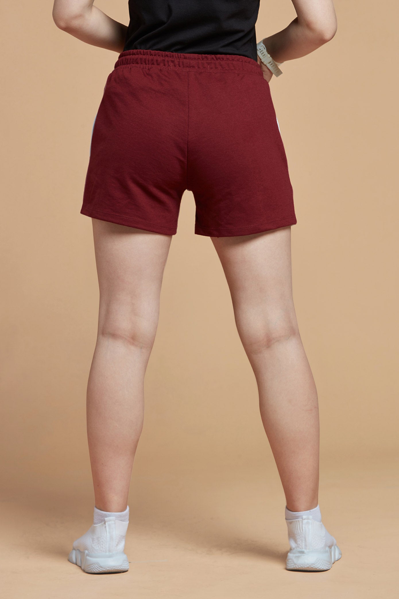 Shorts Knits Maroon