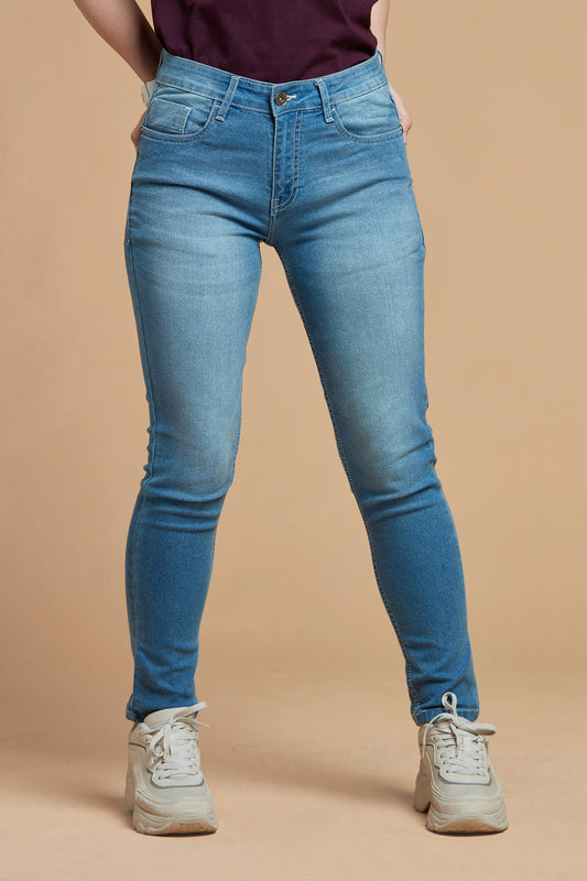 Women Denim Jeans Stunning Blue