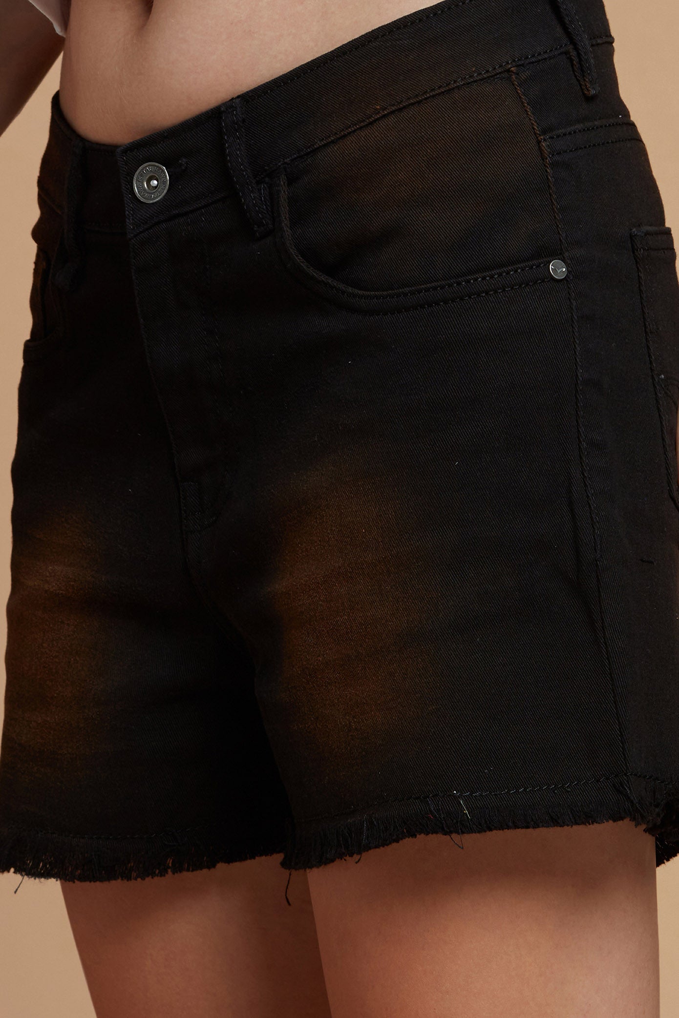 Denim Short Black for Women