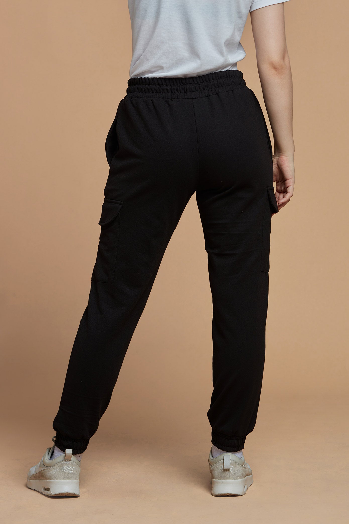 Joggers Cargo Solid Black