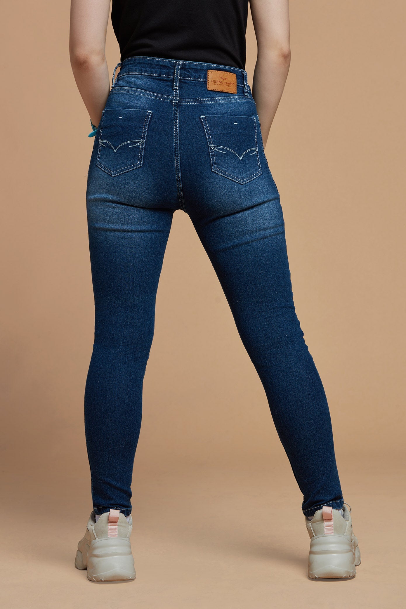 Denim Jeans Dark Blue for Women