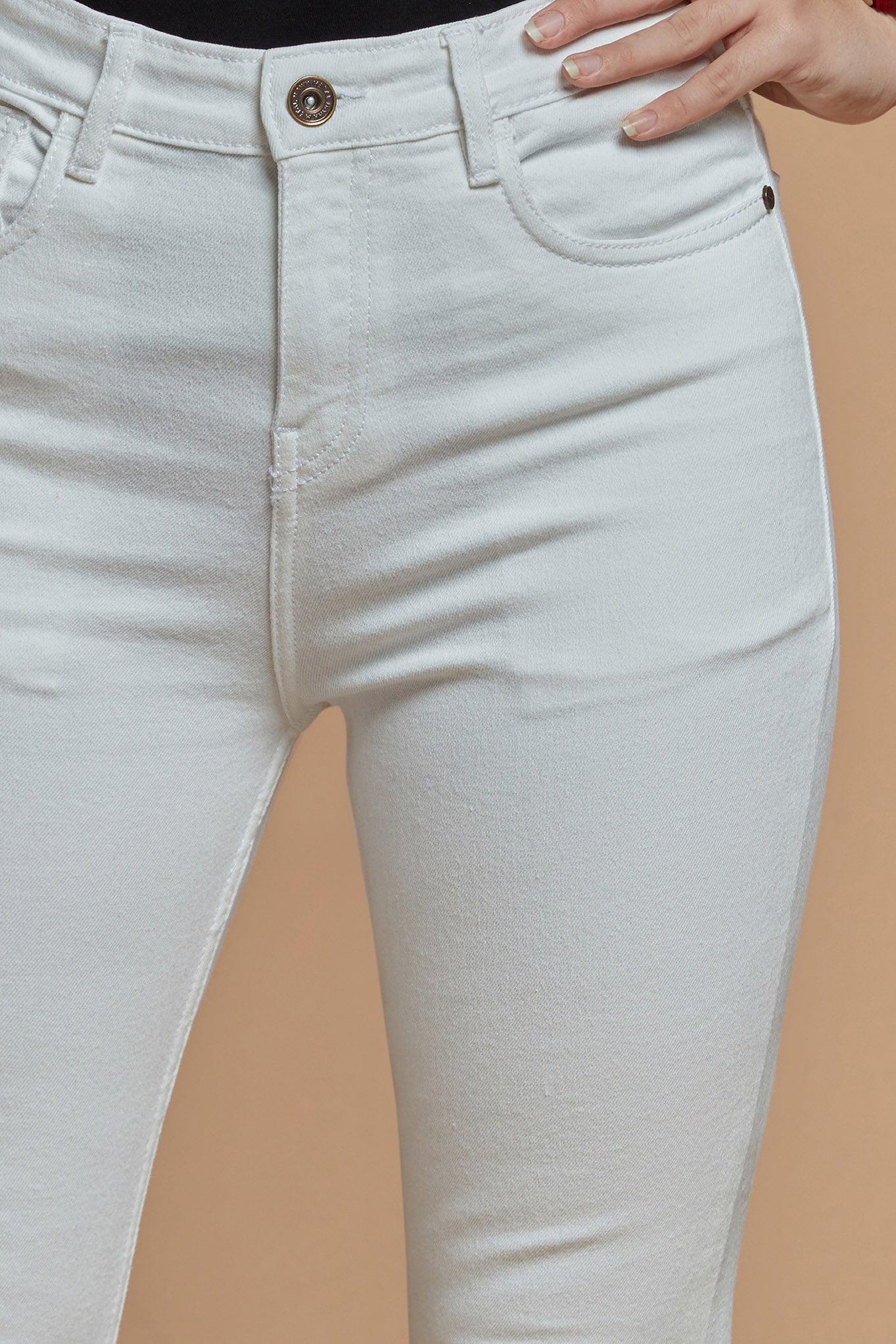 Women Denim Jeans - Skinny Fit White