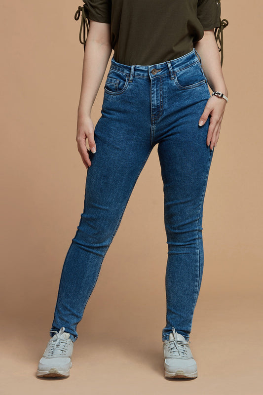 Women Denim Jeans Blue Casual And Cool