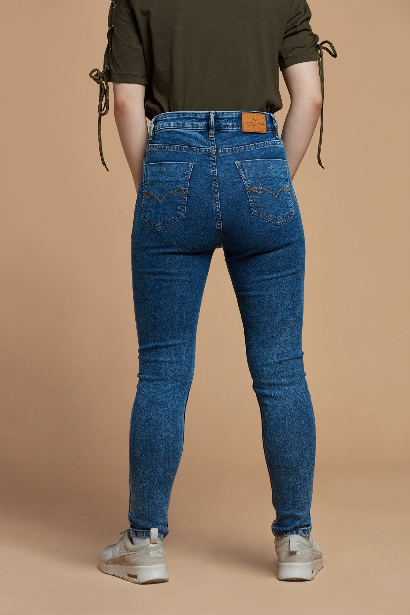 Blue Casual And Cool Denim Jeans for Women