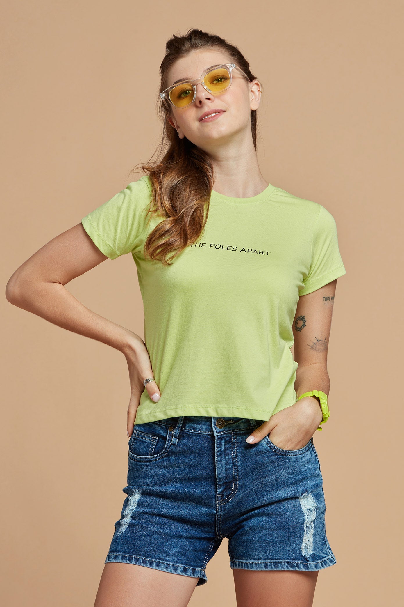 Green Round Neck