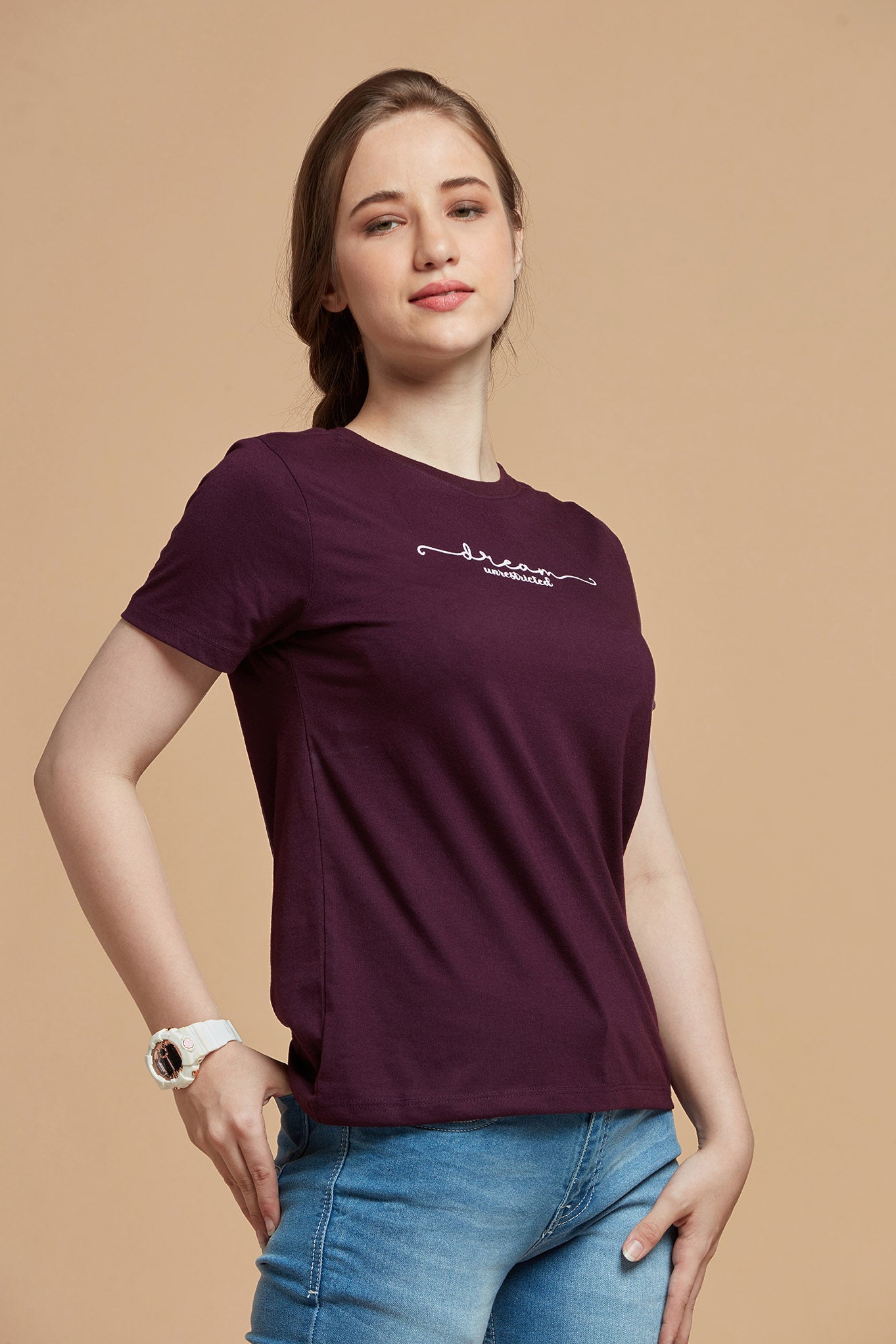 T-Shirt Plum Purple