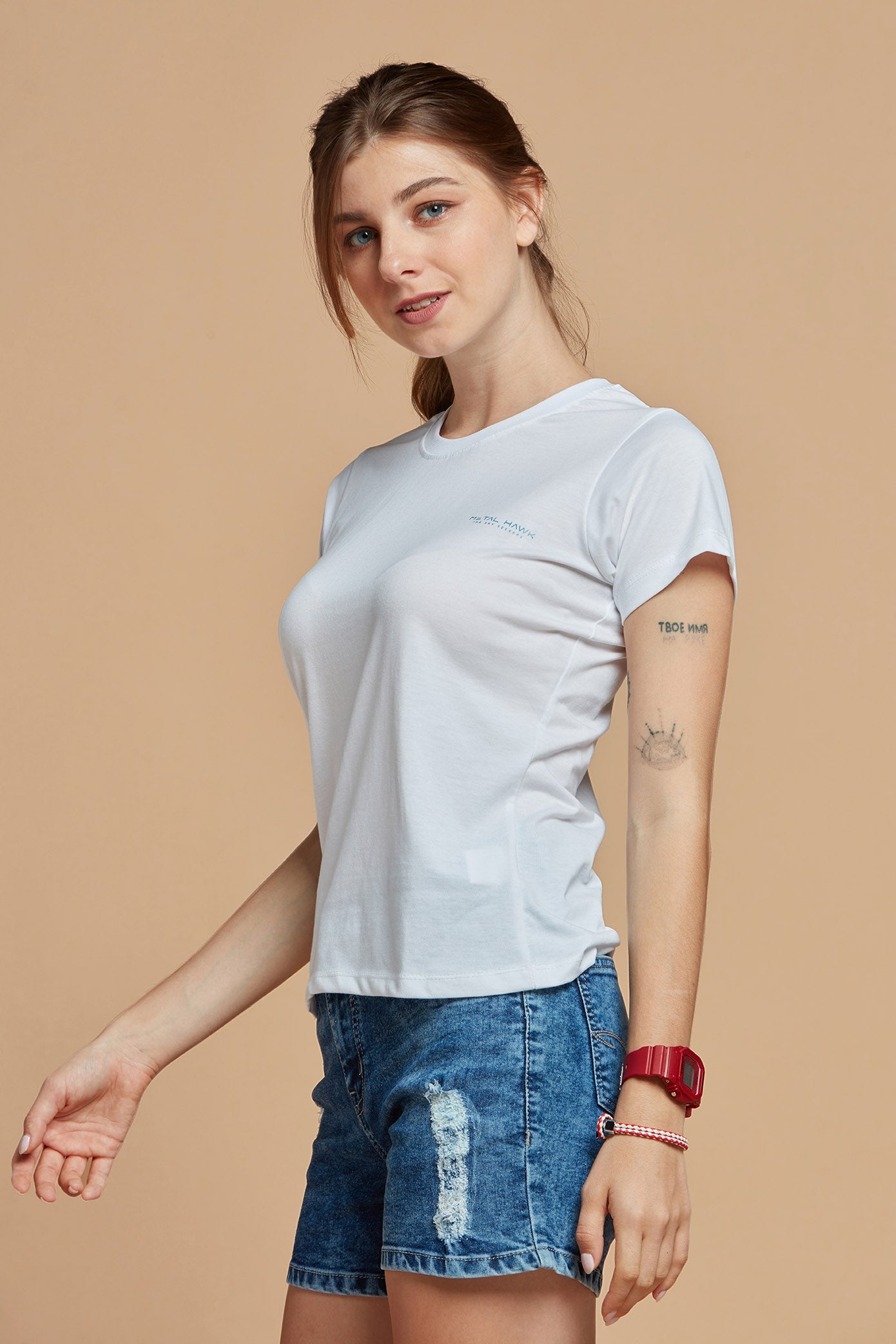 Women T-Shirt Classic White Tee