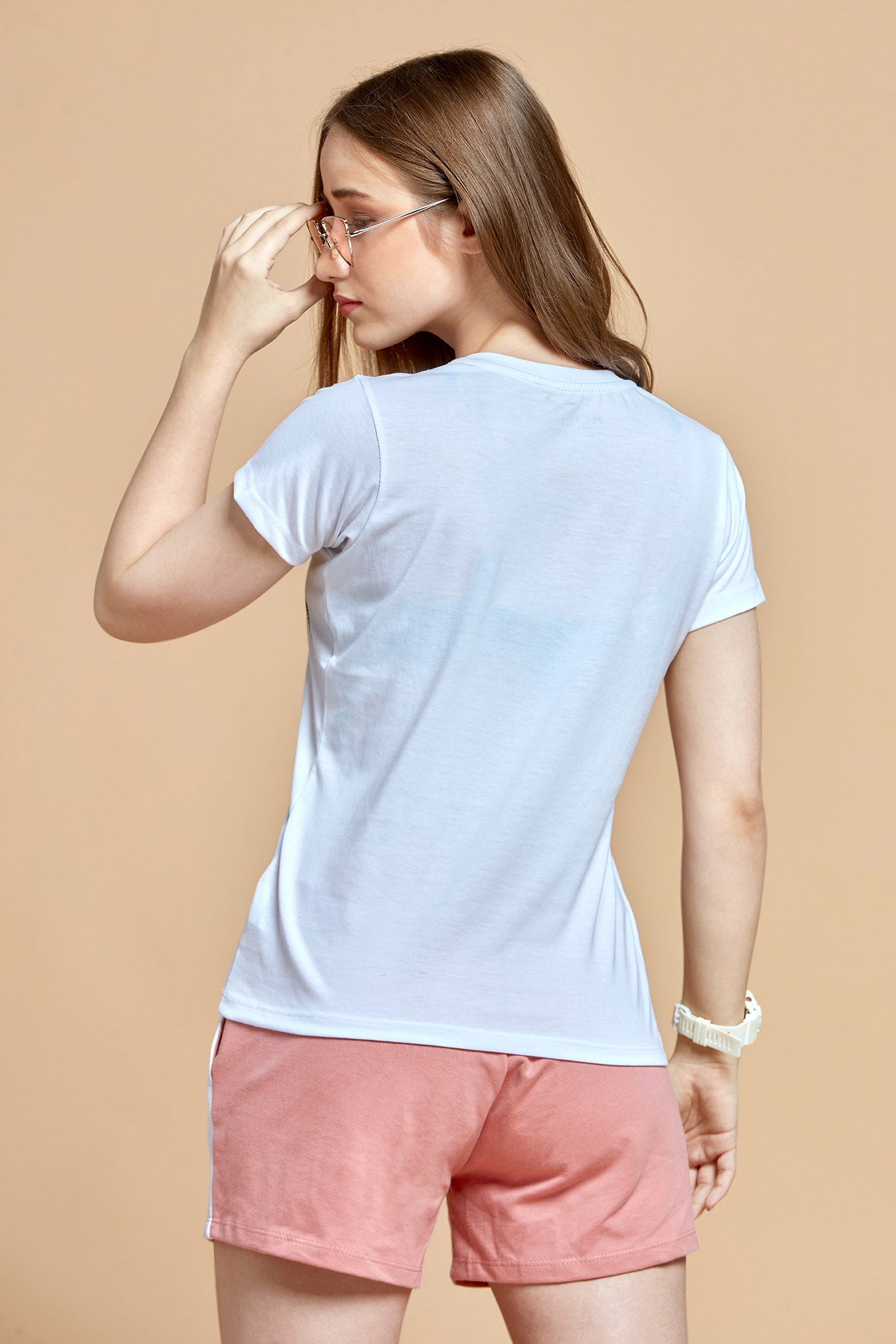 White Color Tee for Women