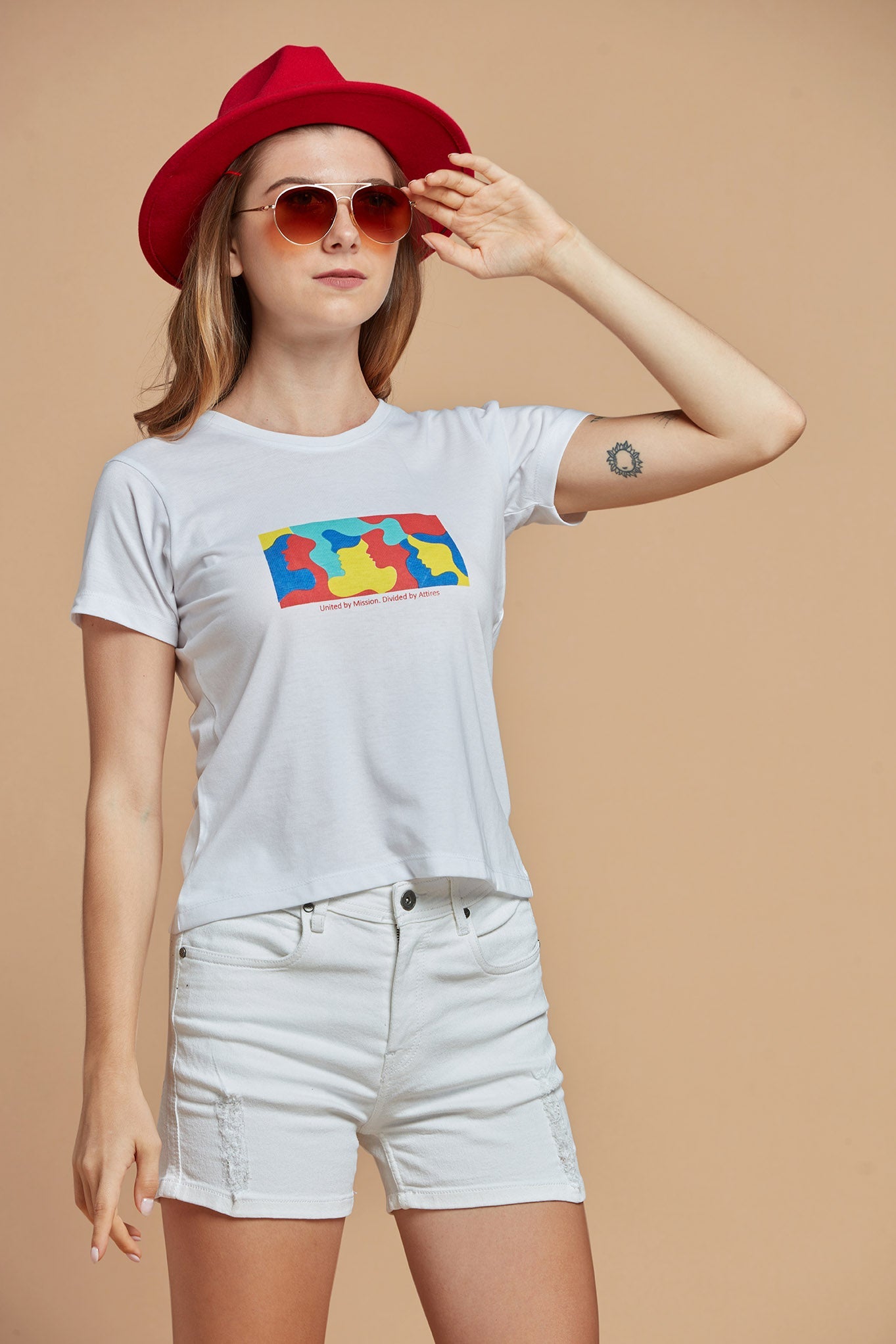 Women T-Shirt White 