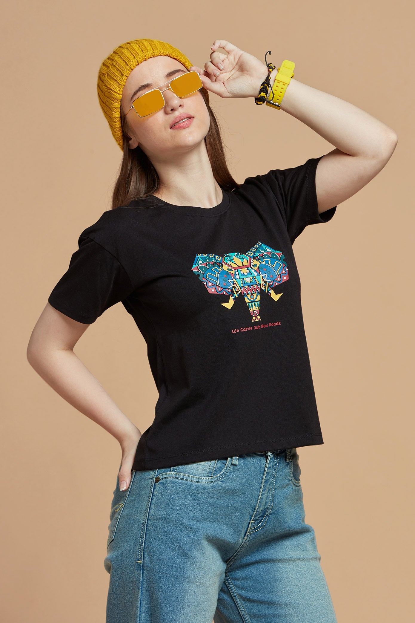 Classic Black Tee for Women